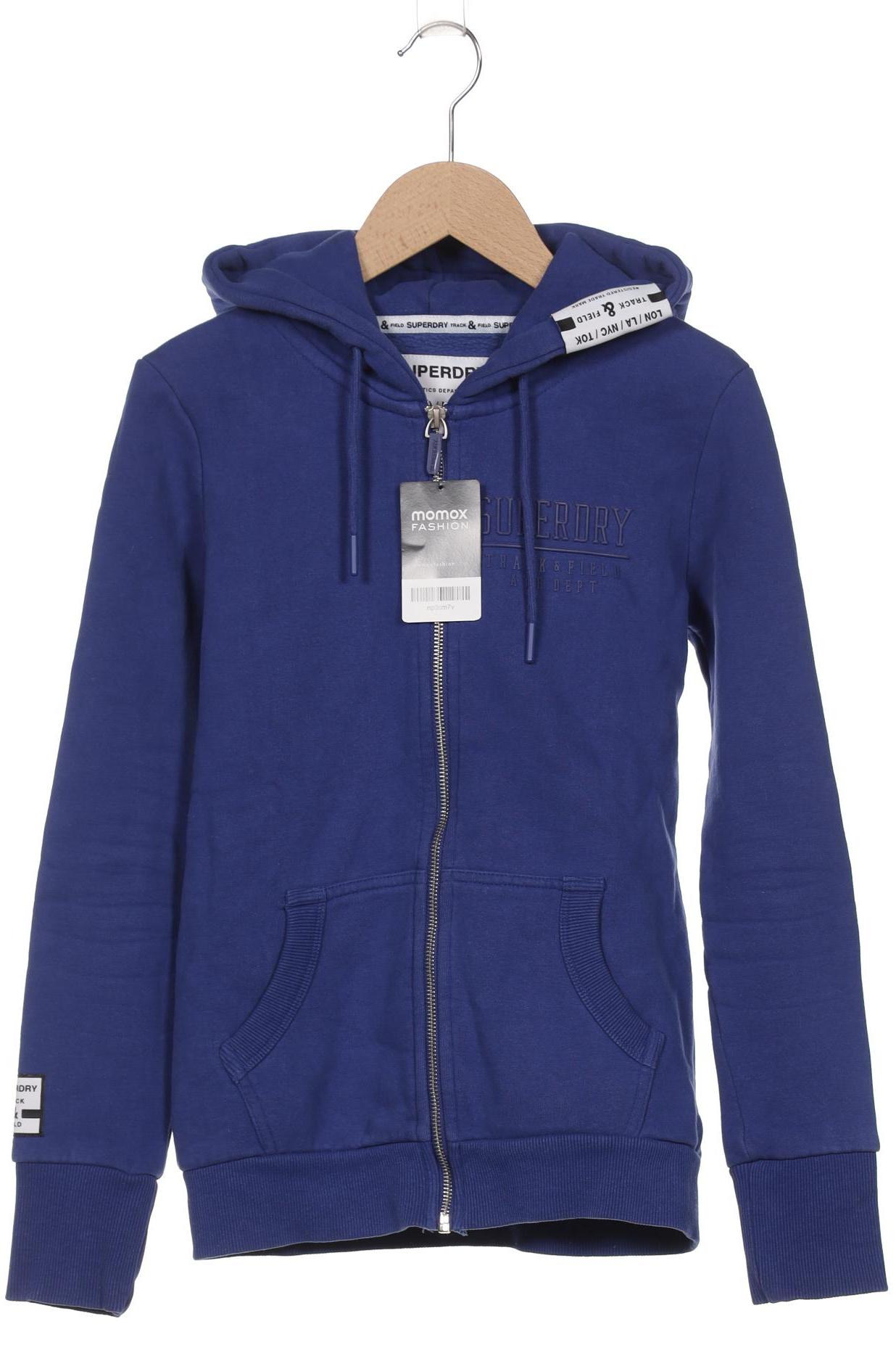 

Superdry Damen Kapuzenpullover, blau, Gr. 36