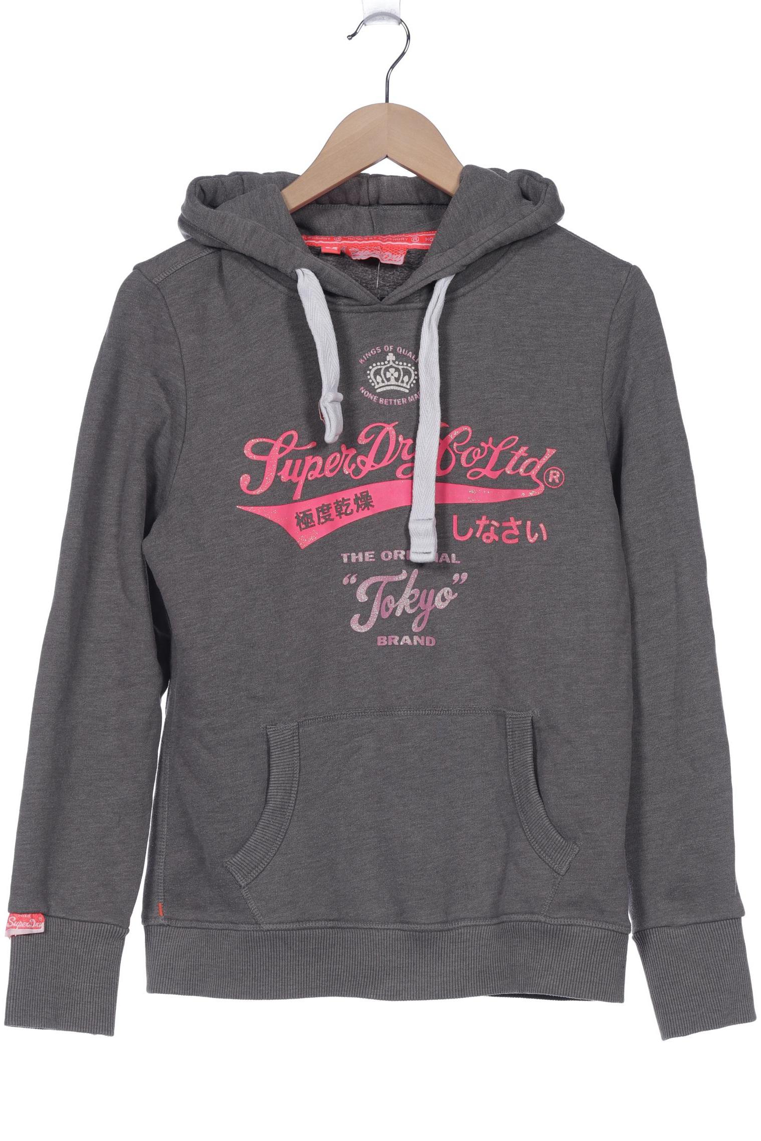 

Superdry Damen Kapuzenpullover, grau