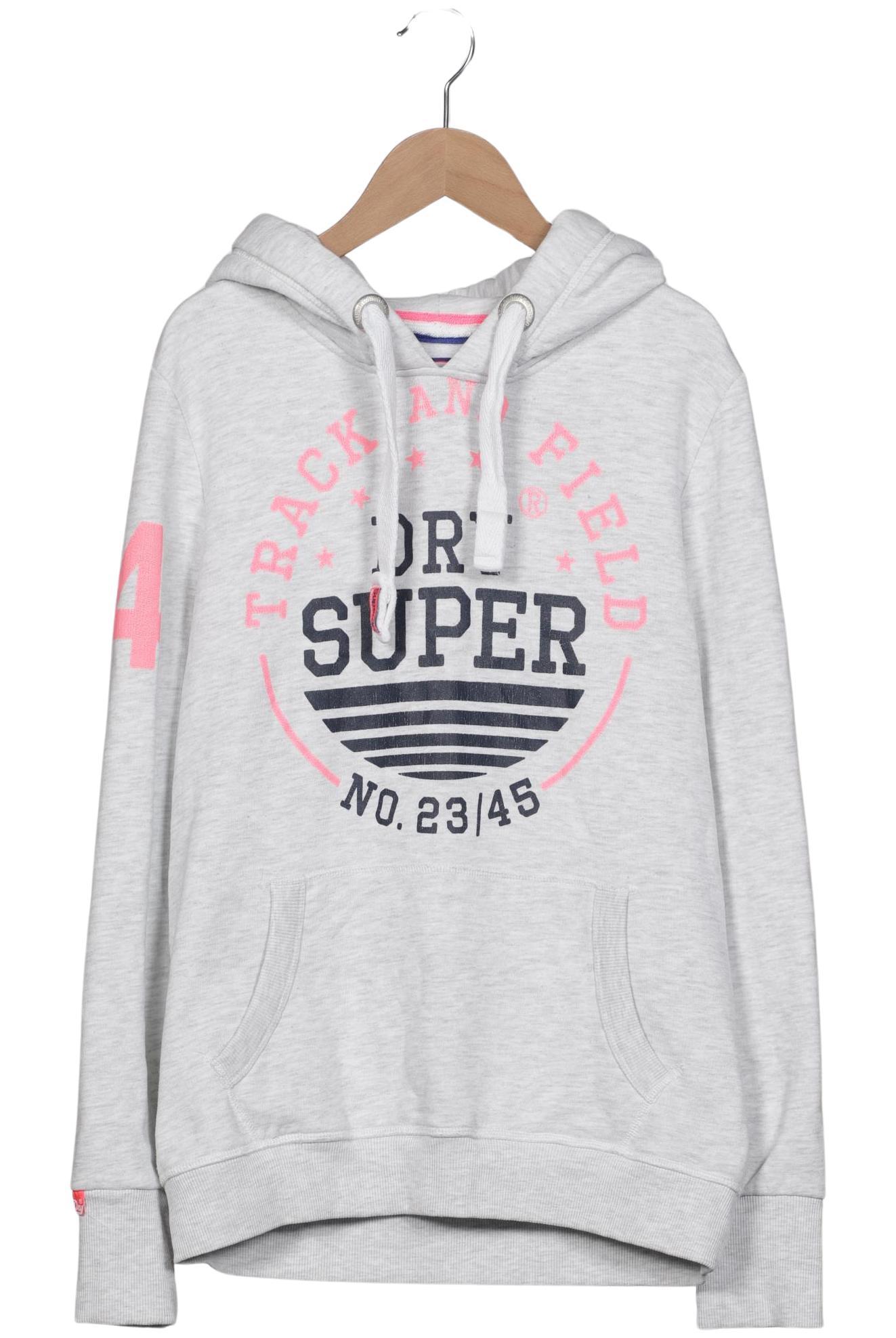 

Superdry Damen Kapuzenpullover, grau, Gr. 38