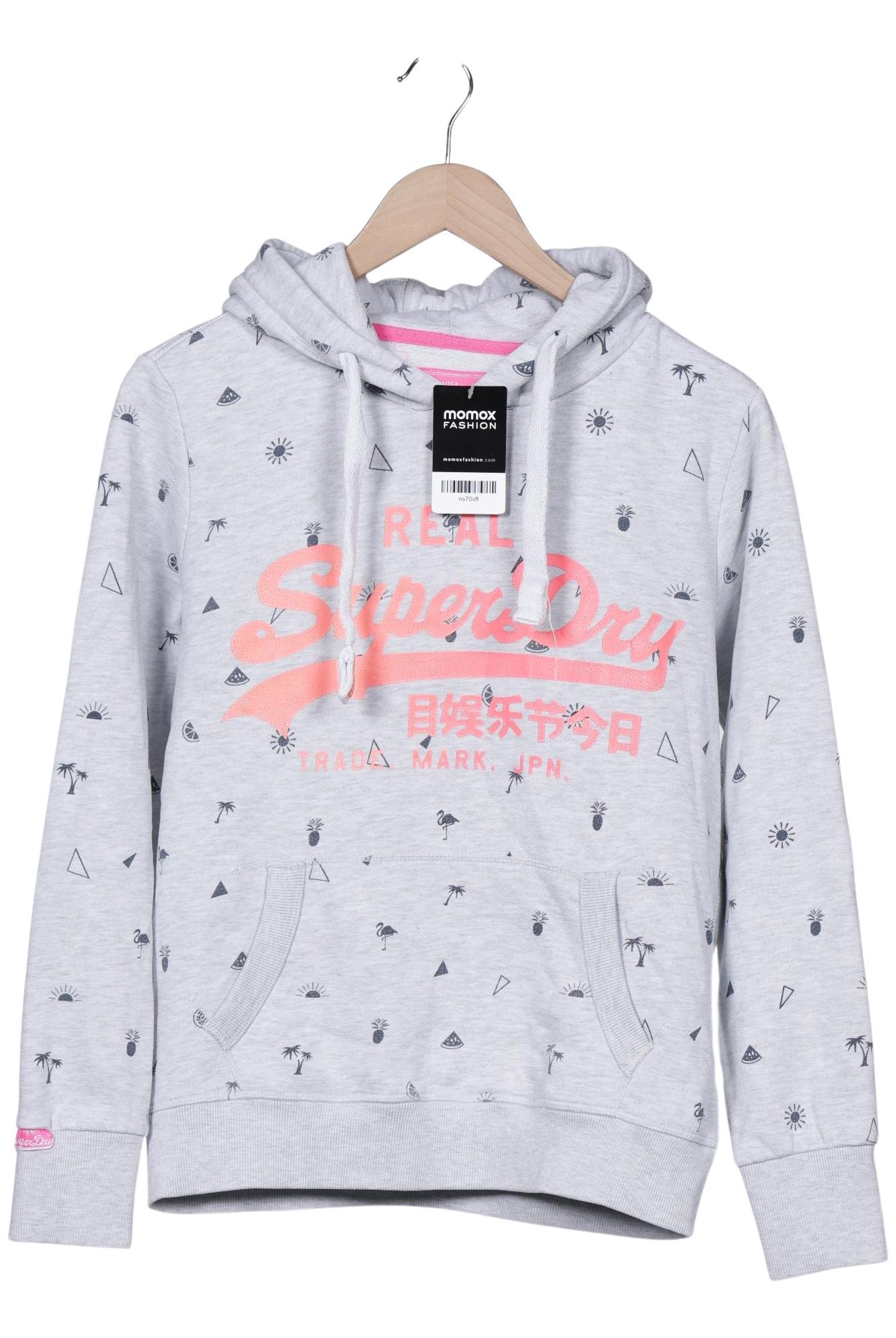 

Superdry Damen Kapuzenpullover, grau, Gr. 40