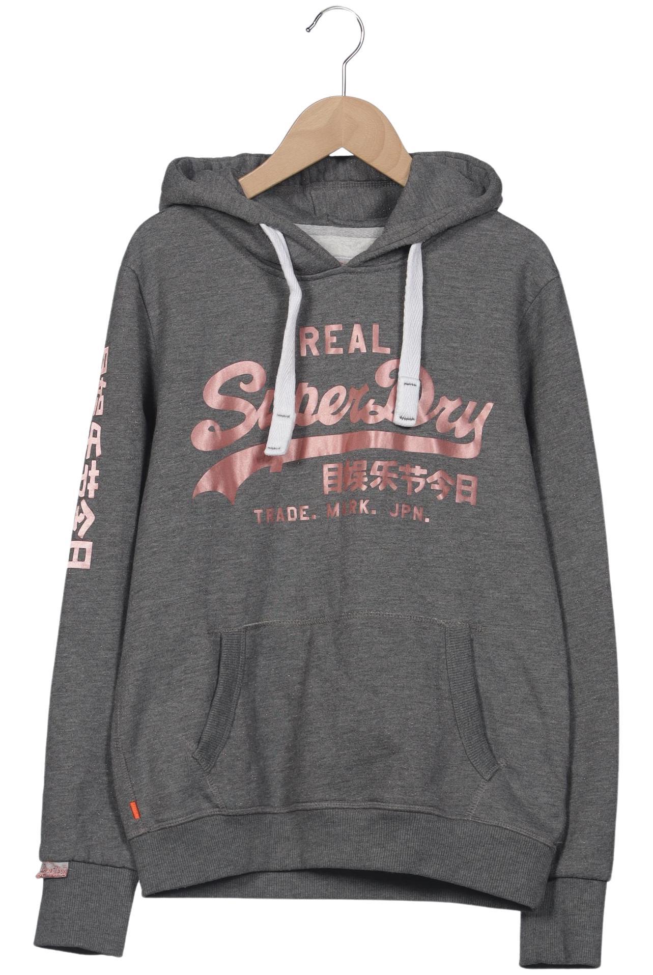 

Superdry Damen Kapuzenpullover, grau, Gr. 40