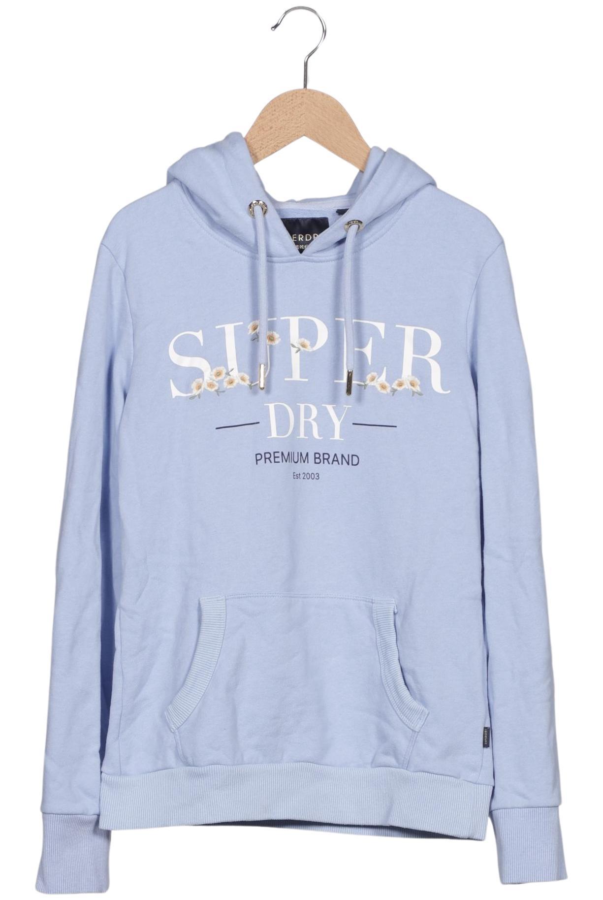 

Superdry Damen Kapuzenpullover, blau, Gr. 36