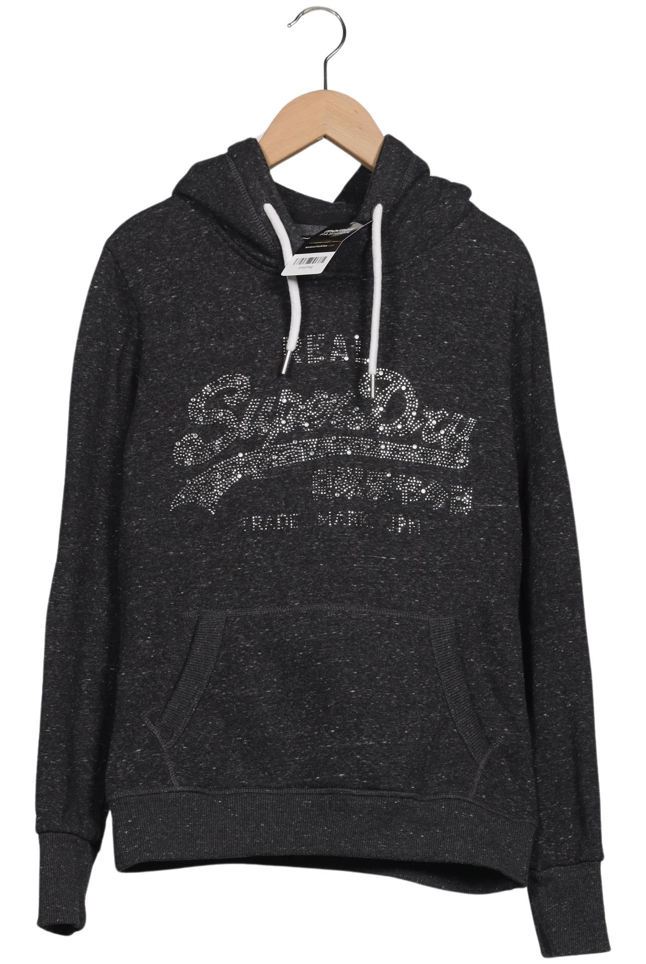 

Superdry Damen Kapuzenpullover, grau, Gr. 38