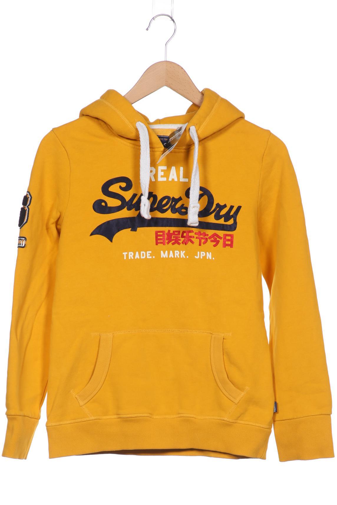 

Superdry Damen Kapuzenpullover, gelb, Gr. 38