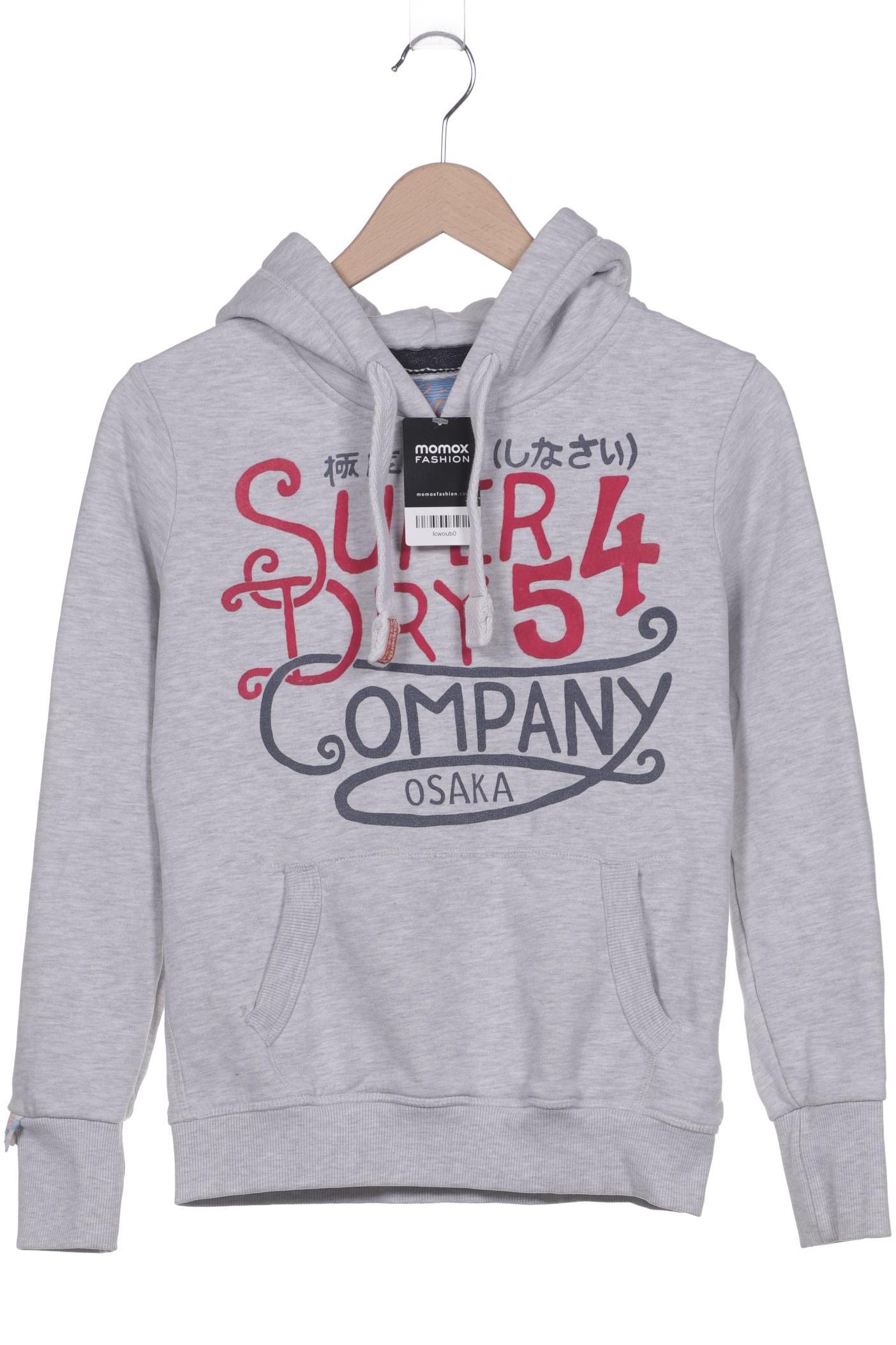 

Superdry Damen Kapuzenpullover, grau, Gr. 38