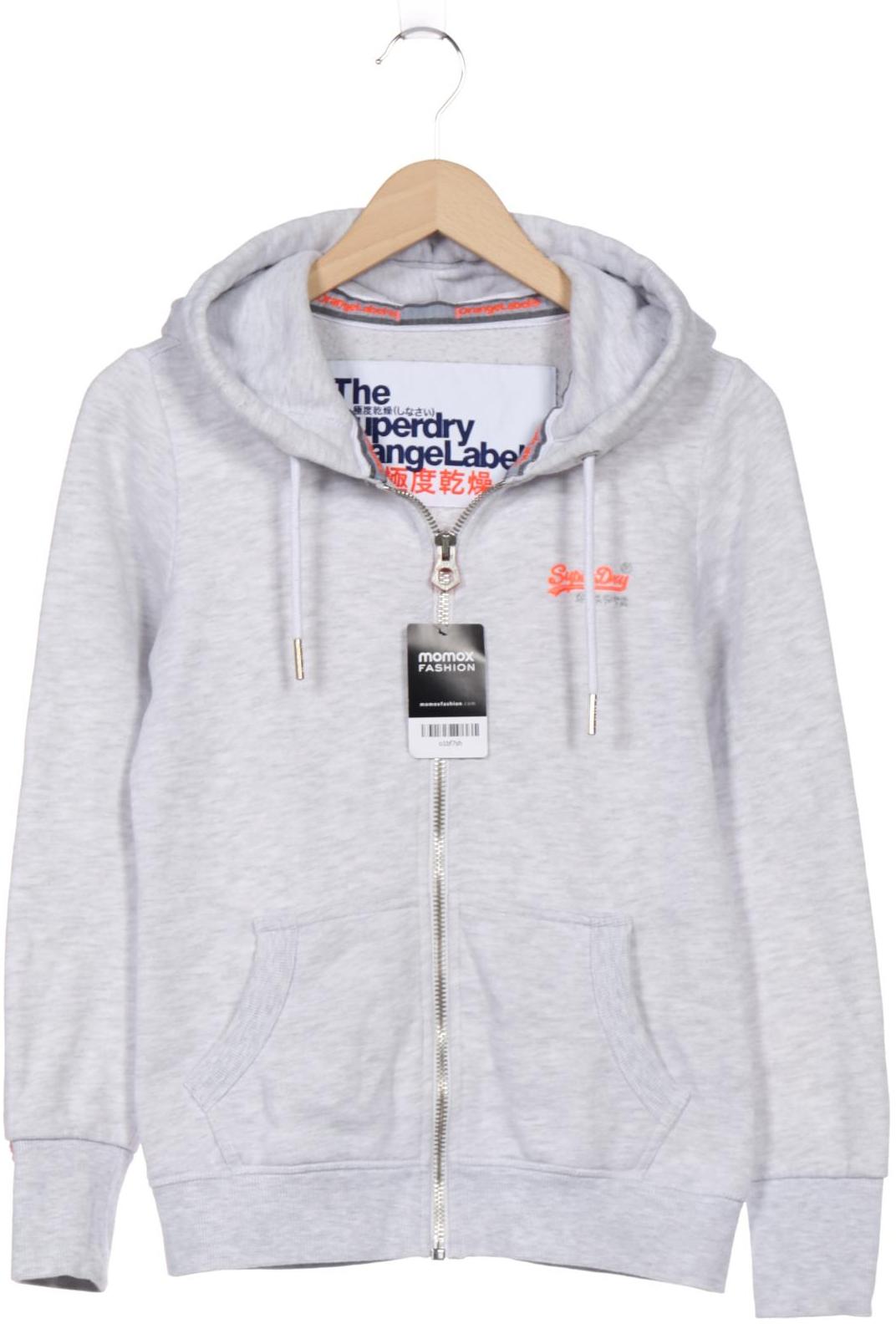 

Superdry Damen Kapuzenpullover, grau, Gr. 38