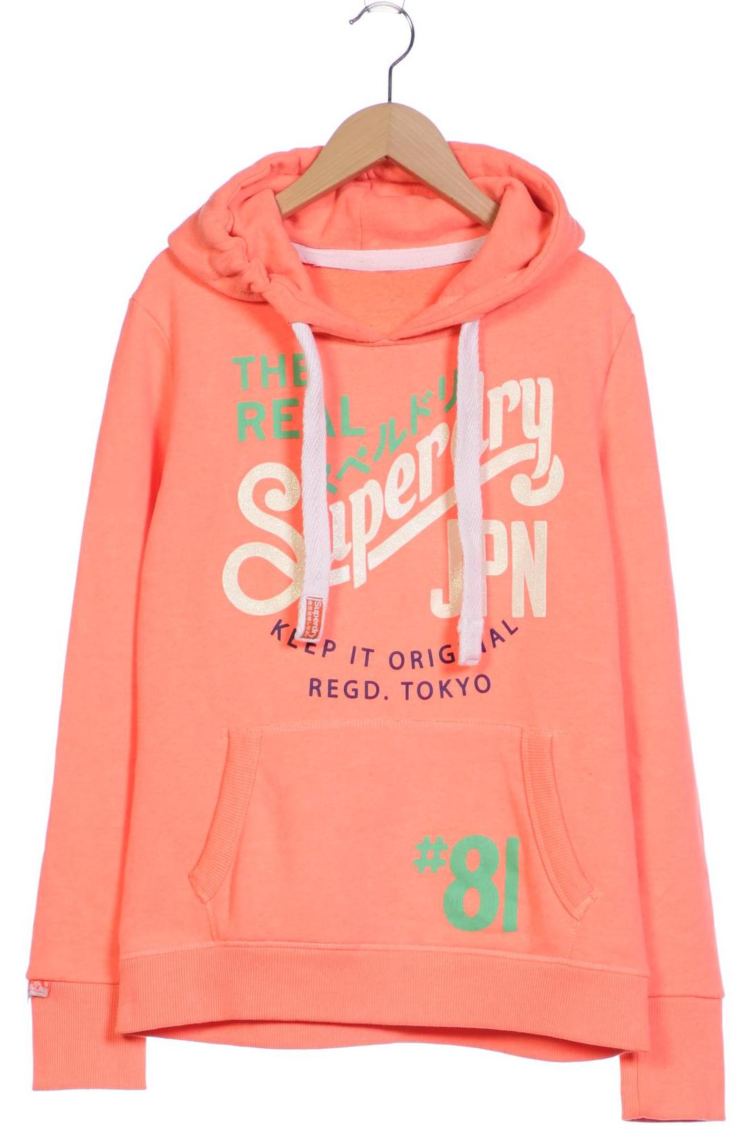

Superdry Damen Kapuzenpullover, orange, Gr. 44