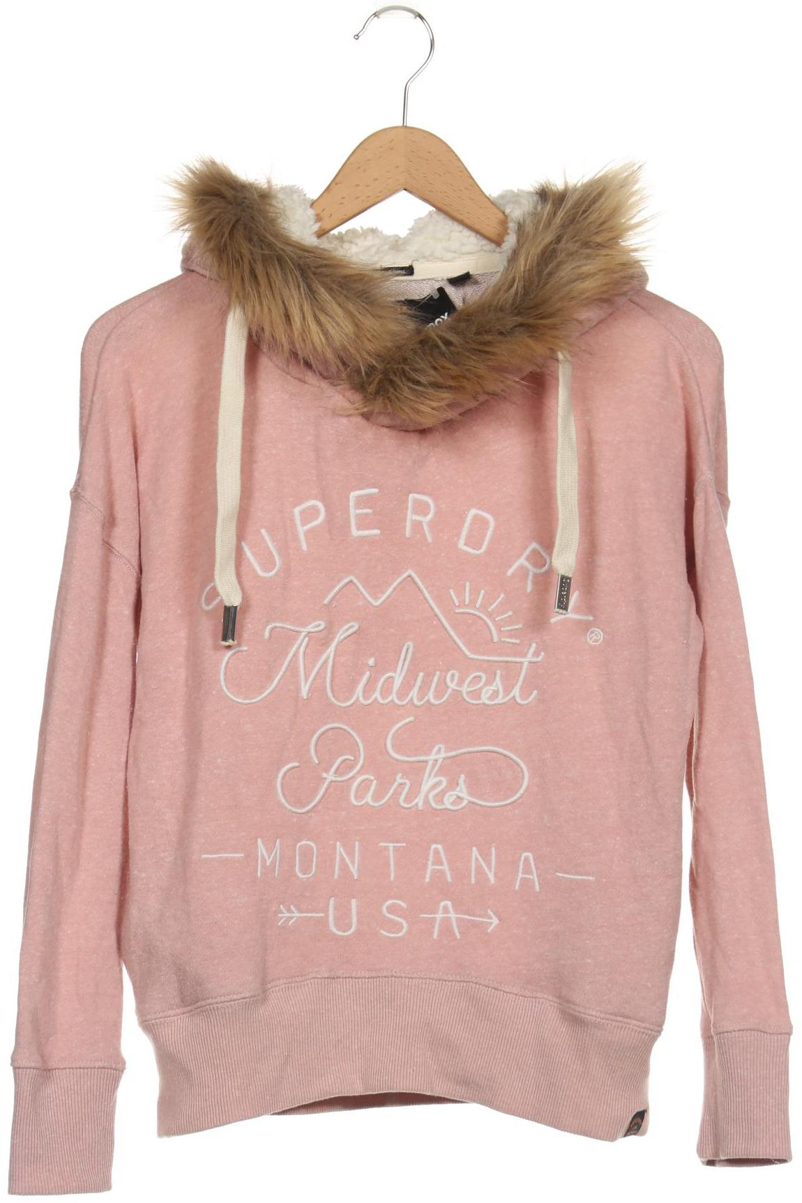 

Superdry Damen Kapuzenpullover, pink, Gr. 34