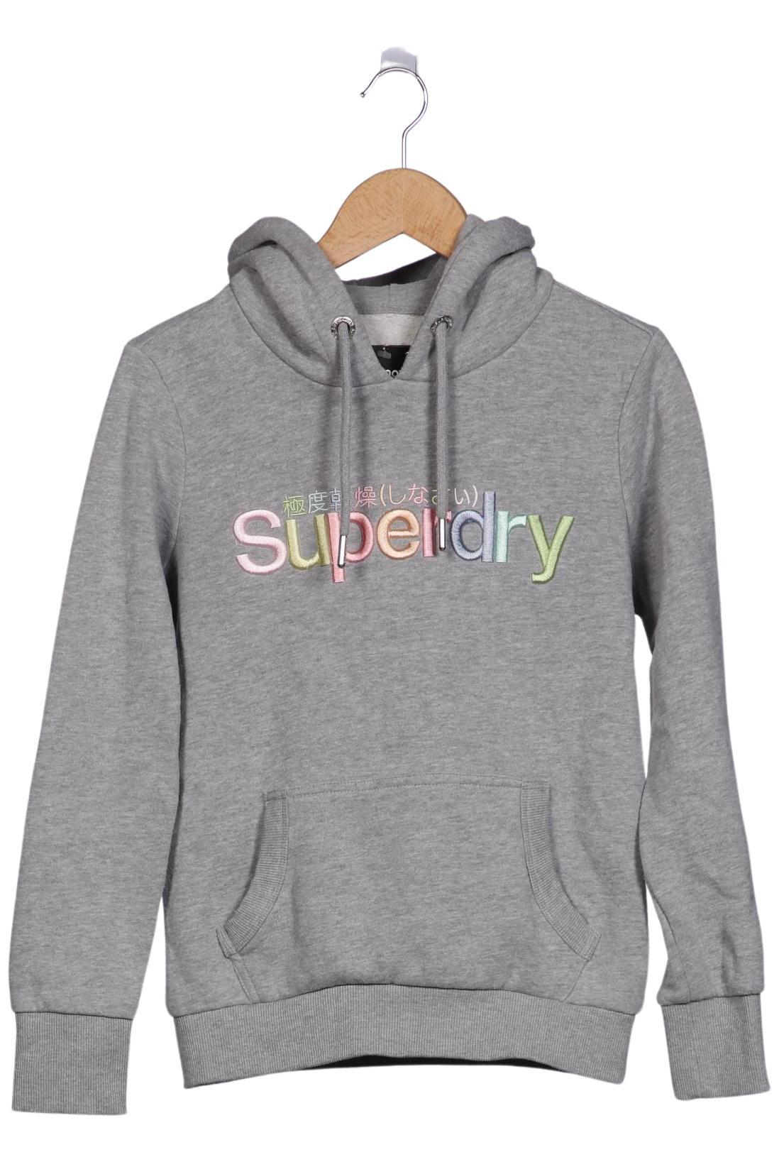 

Superdry Damen Kapuzenpullover, grau, Gr. 38