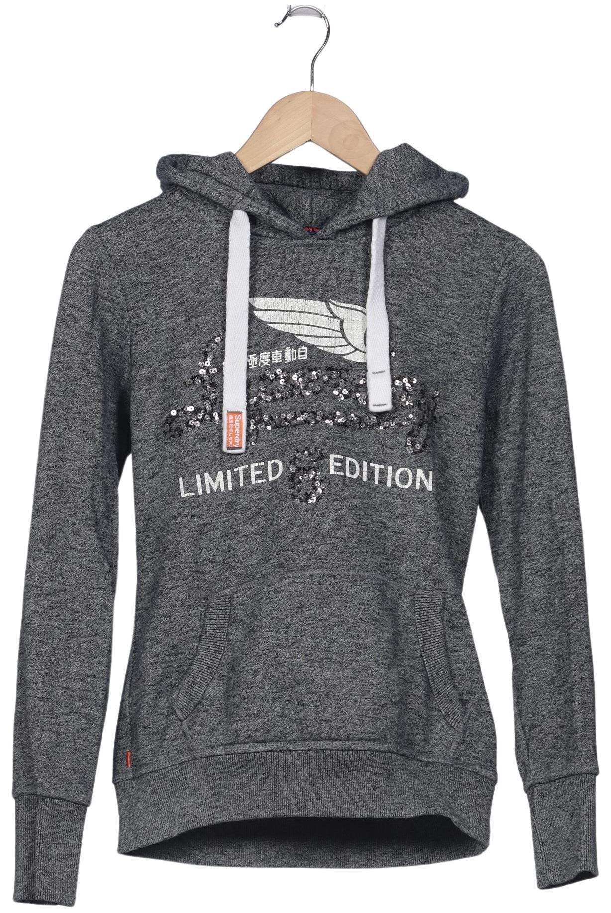 

Superdry Damen Kapuzenpullover, blau, Gr. 36