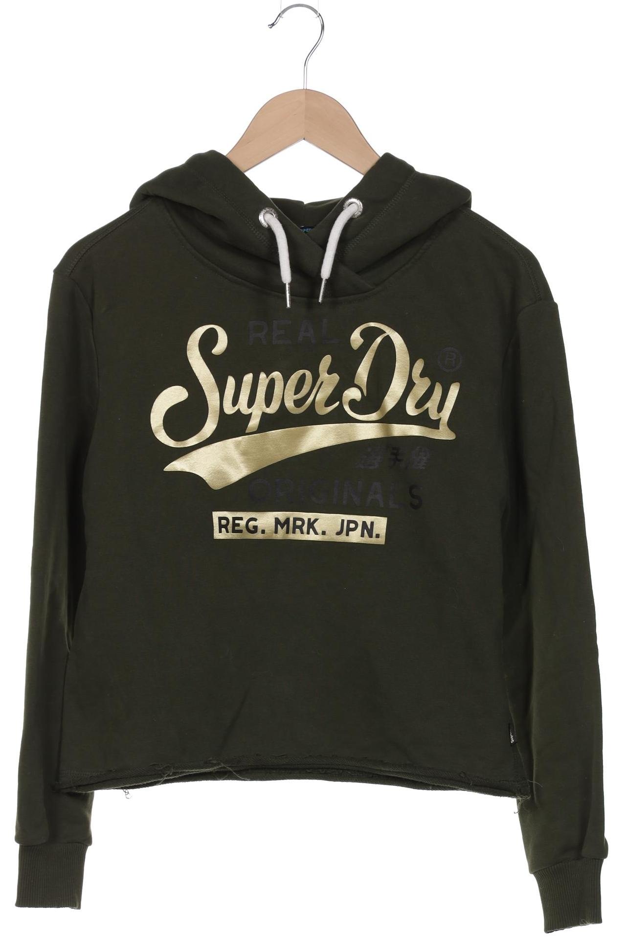 

Superdry Damen Kapuzenpullover, grün, Gr. 38