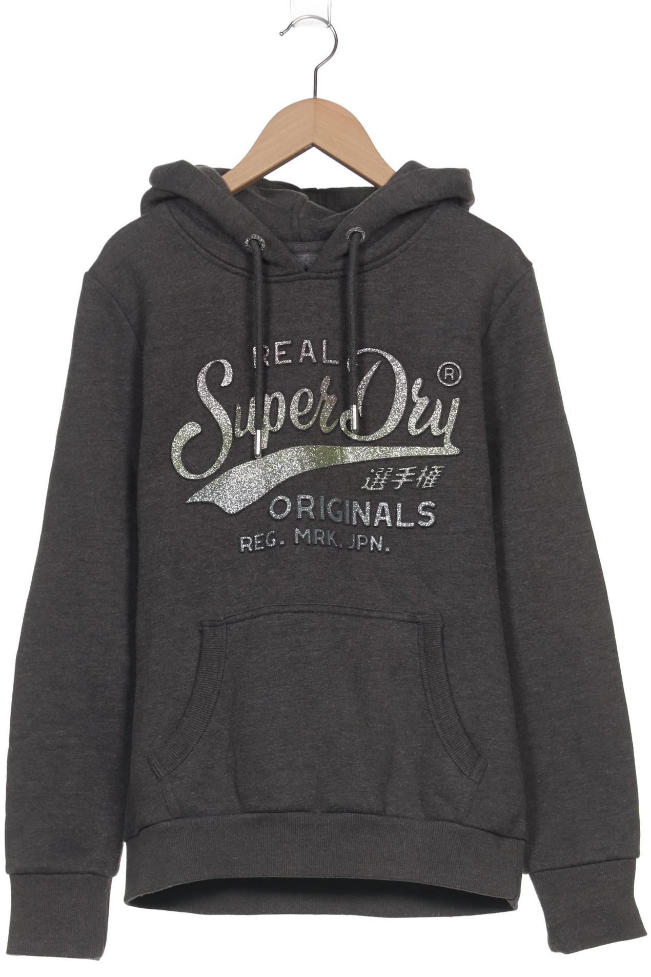 

Superdry Damen Kapuzenpullover, grau, Gr. 40