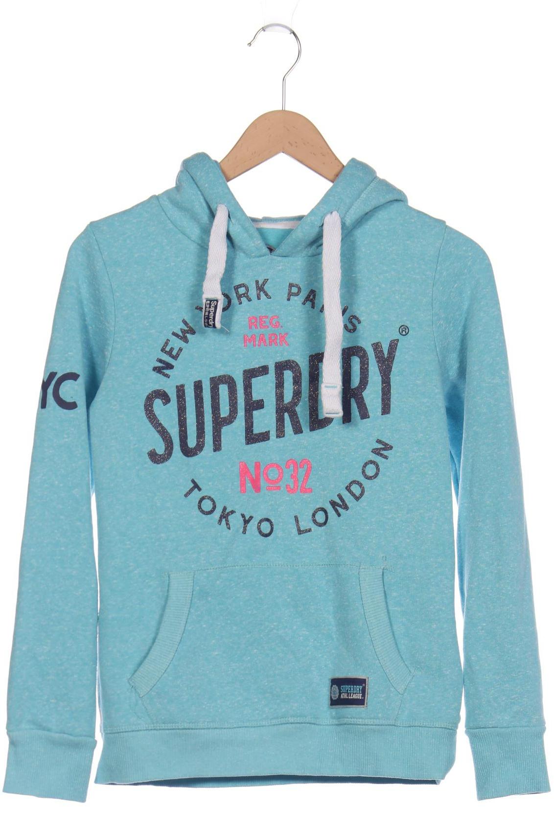 

Superdry Damen Kapuzenpullover, blau