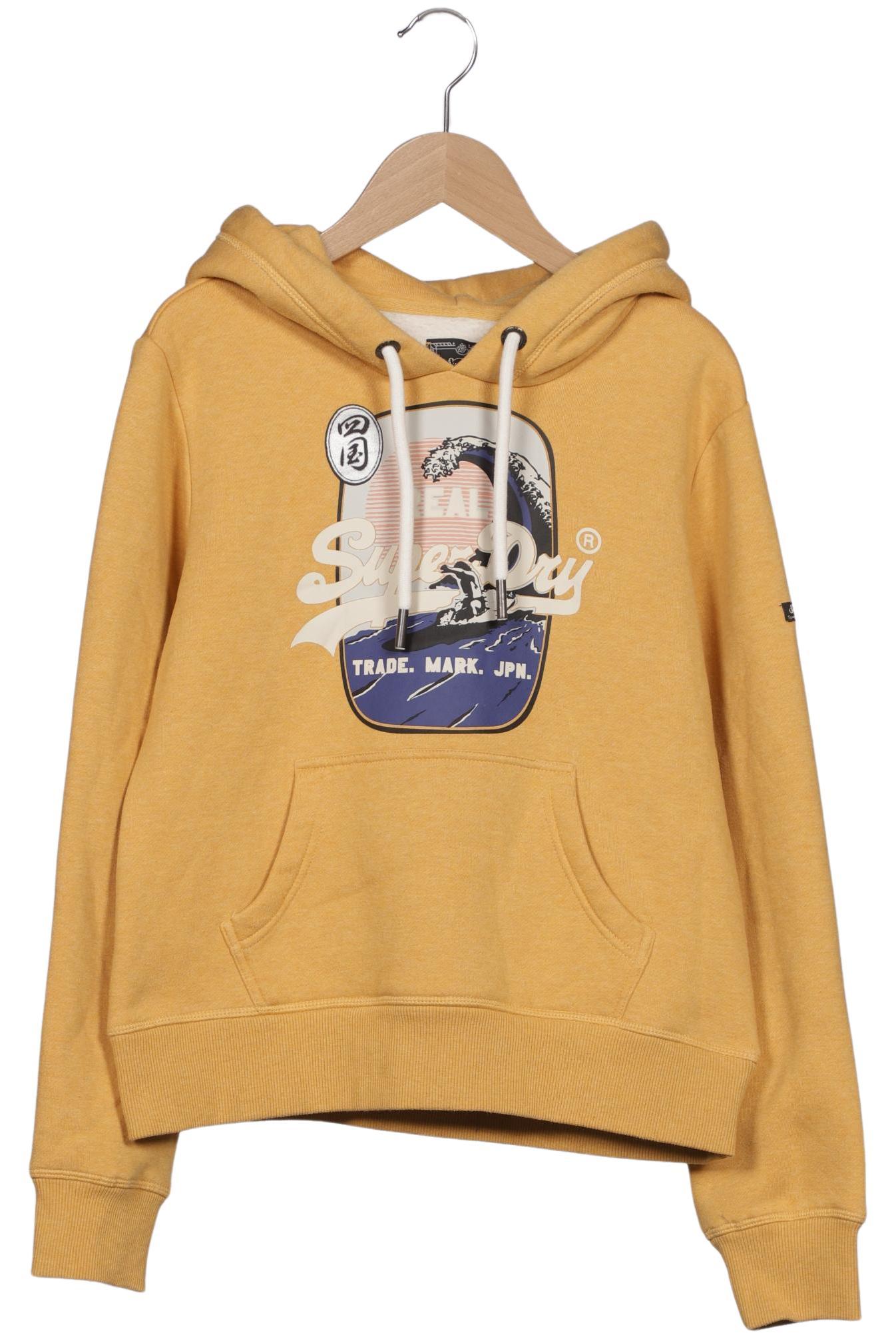 

Superdry Damen Kapuzenpullover, gelb, Gr. 38