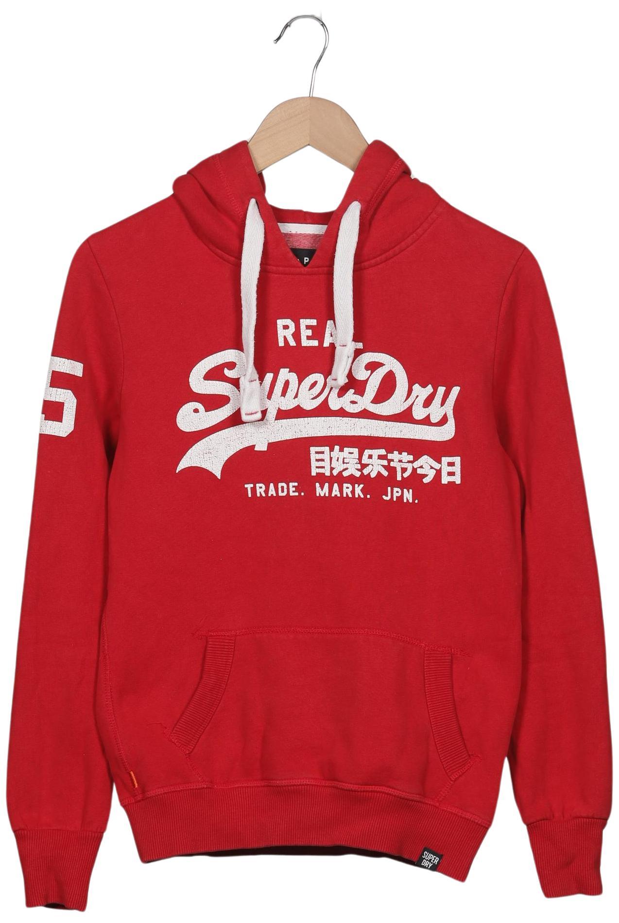 

Superdry Damen Kapuzenpullover, rot, Gr. 38