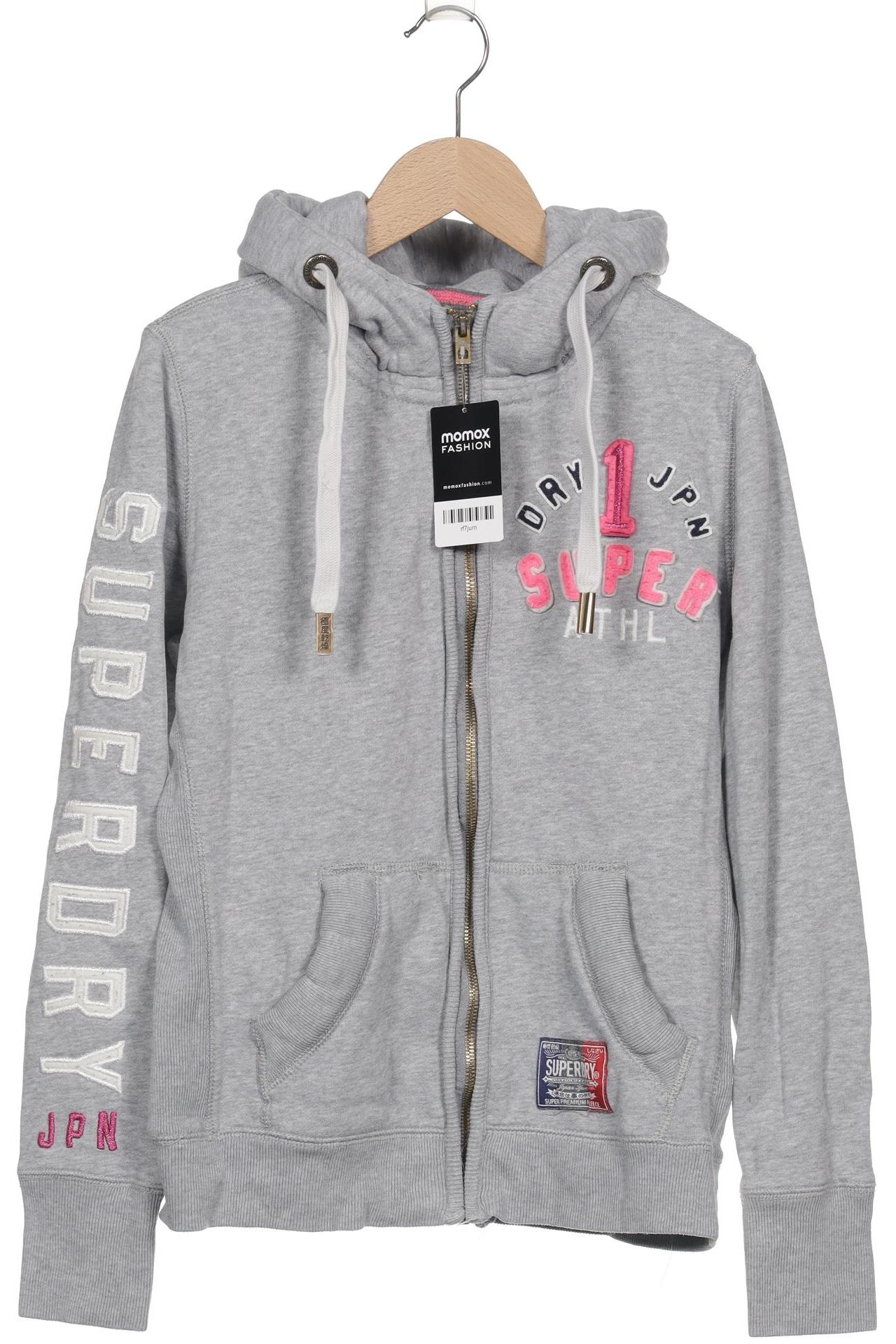 

Superdry Damen Kapuzenpullover, grau, Gr. 38