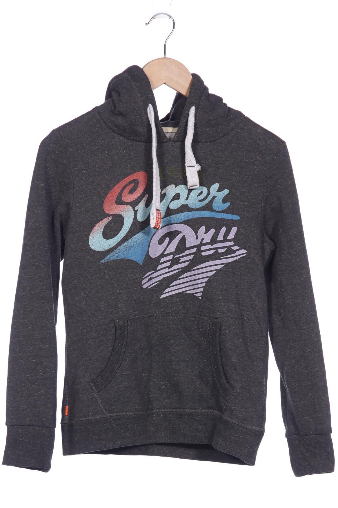 

Superdry Damen Kapuzenpullover, grau, Gr. 38