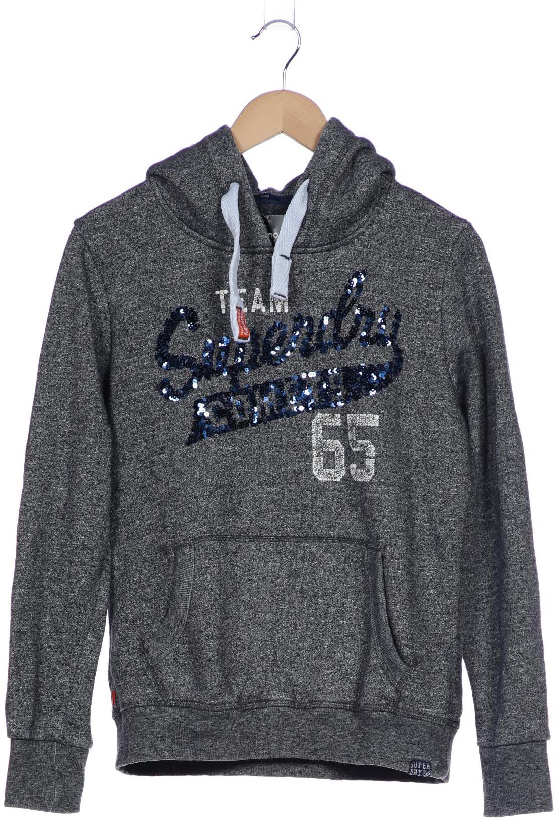 

Superdry Damen Kapuzenpullover, blau, Gr. 42
