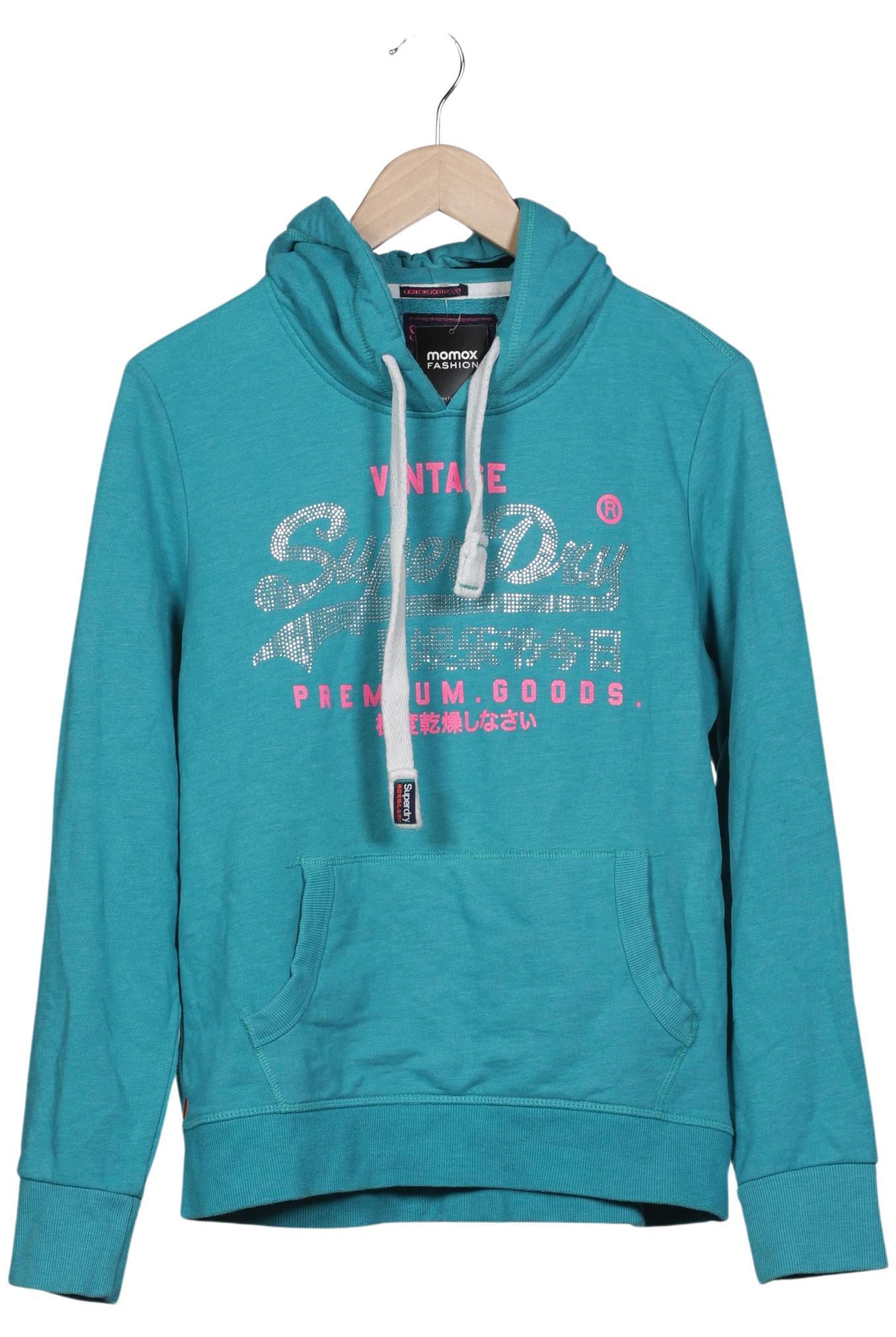 

Superdry Damen Kapuzenpullover, türkis, Gr. 42
