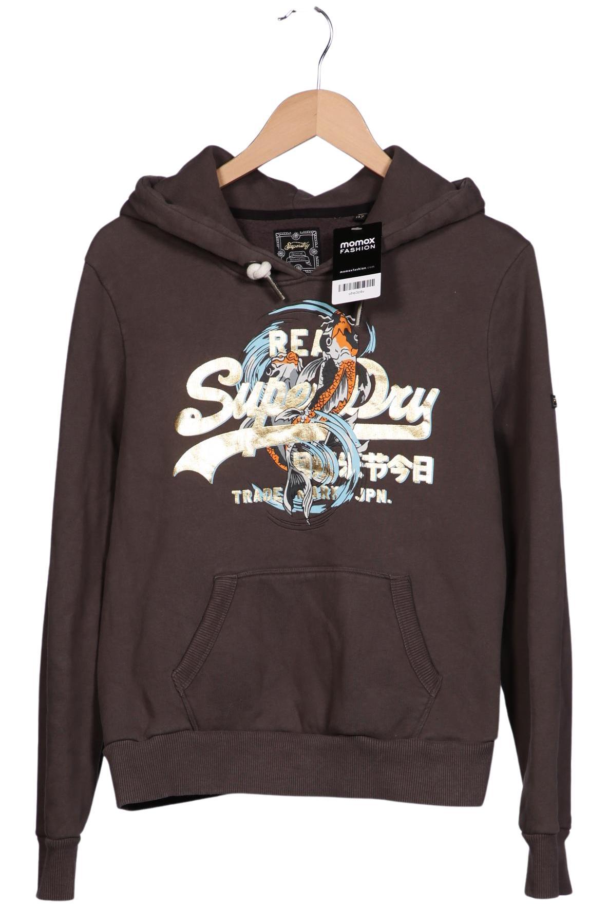 

Superdry Damen Kapuzenpullover, grau, Gr. 40
