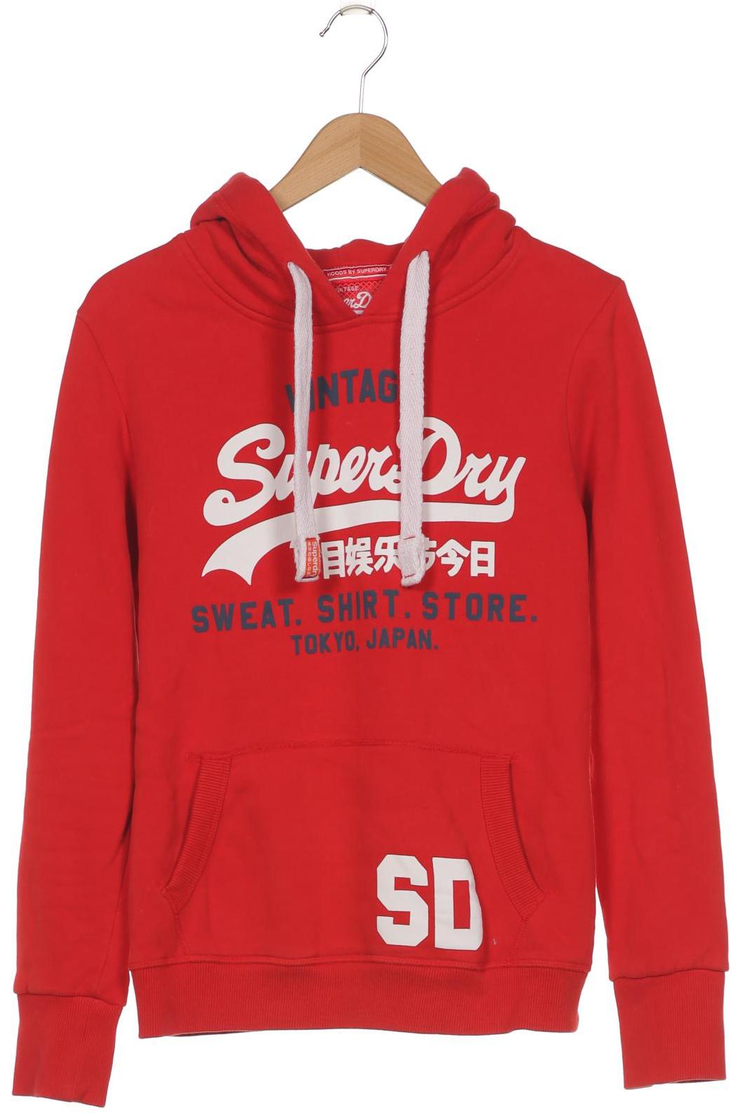 

Superdry Damen Kapuzenpullover, rot