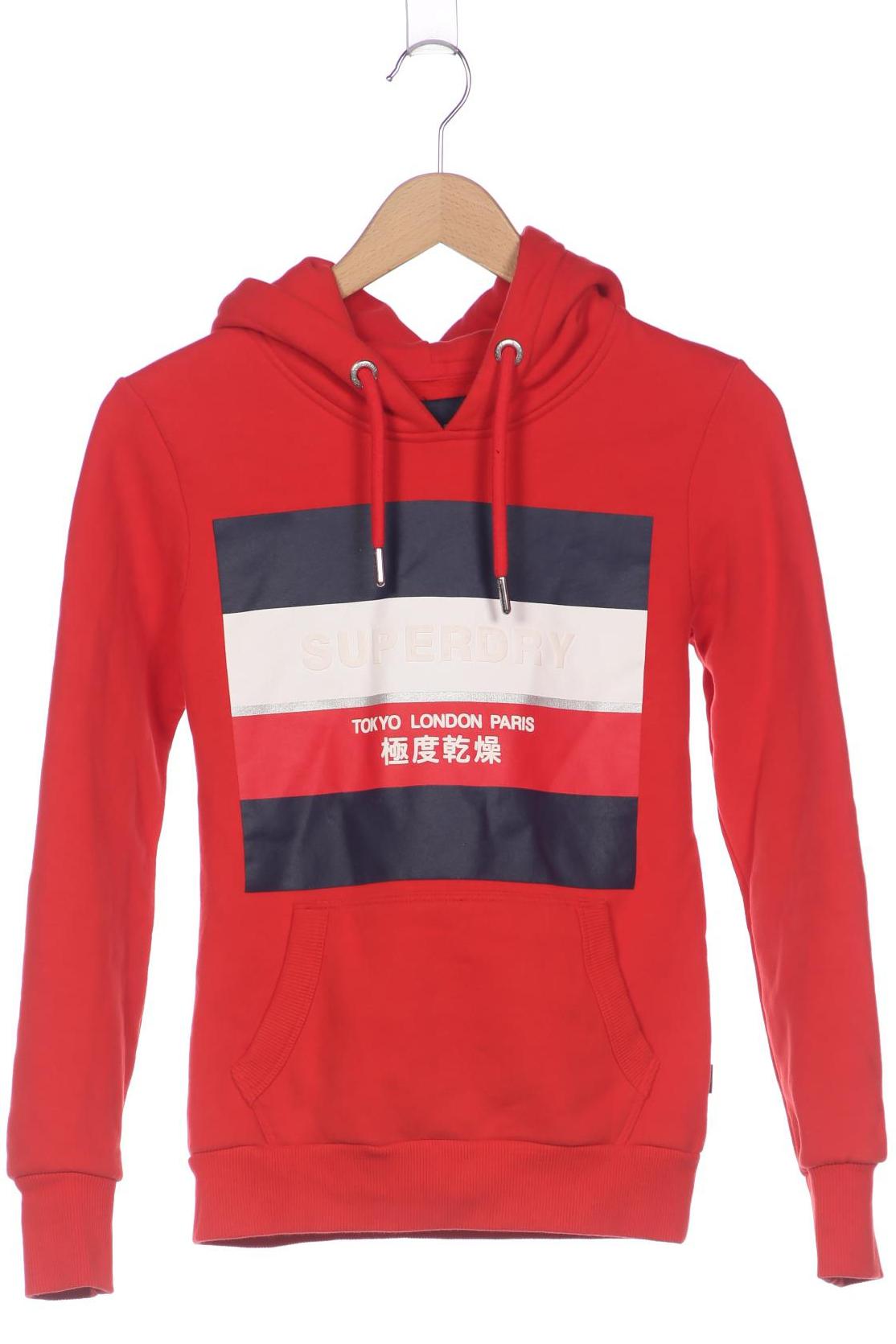 

Superdry Damen Kapuzenpullover, rot, Gr. 36