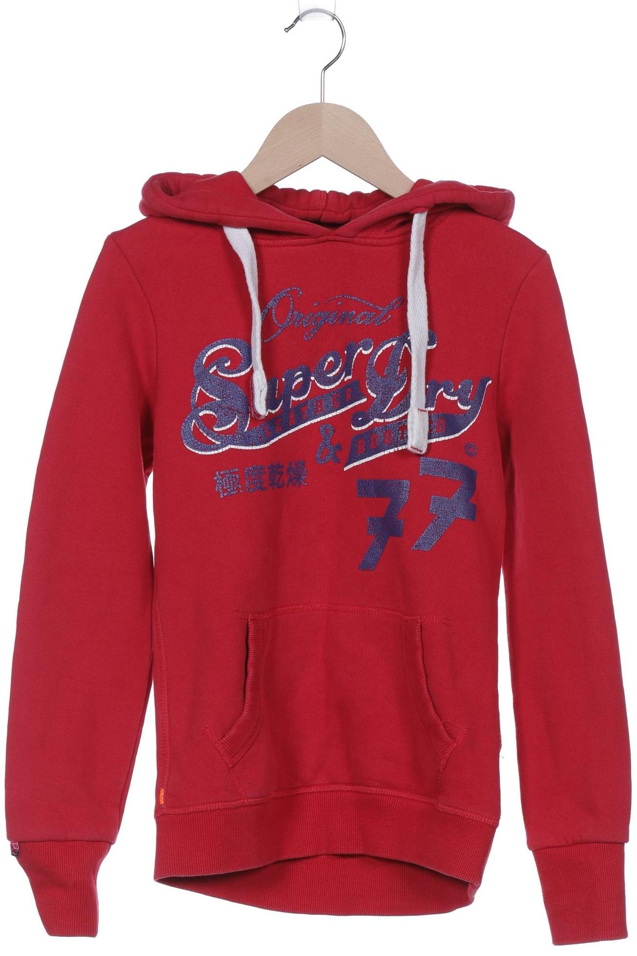 

Superdry Damen Kapuzenpullover, rot, Gr. 32