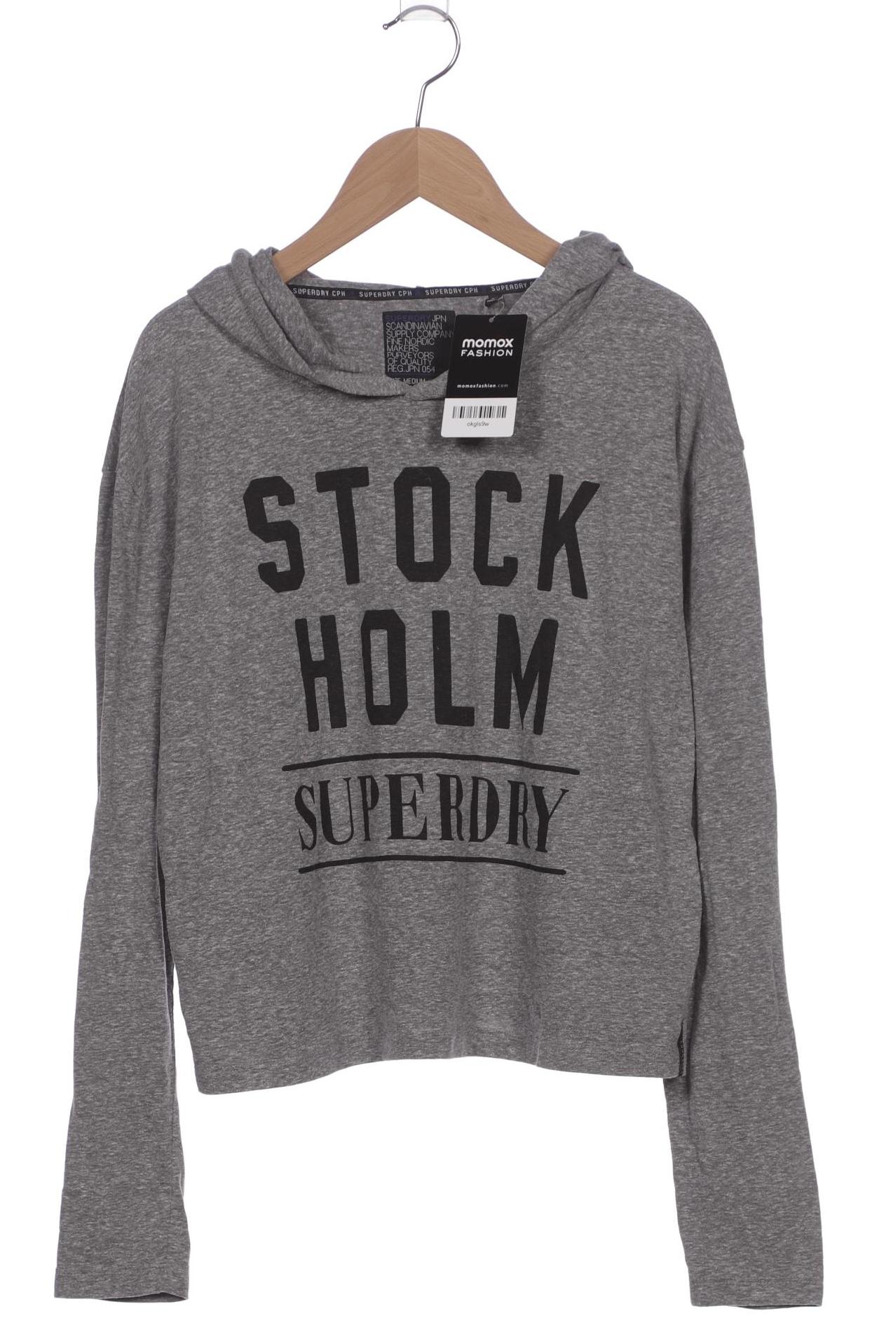 

Superdry Damen Kapuzenpullover, grau, Gr. 38