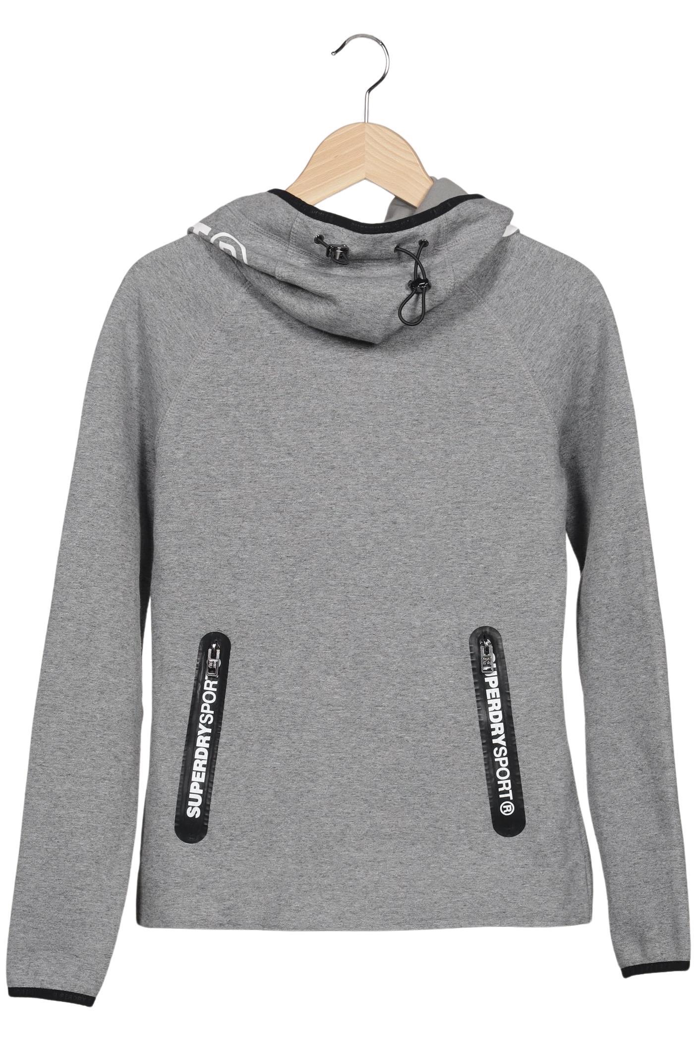 

Superdry Damen Kapuzenpullover, grau, Gr. 36