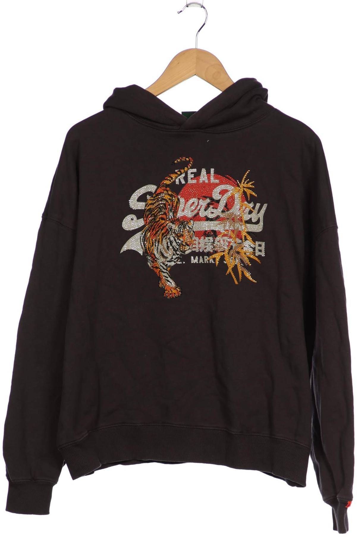 

Superdry Damen Kapuzenpullover, grau, Gr. 40