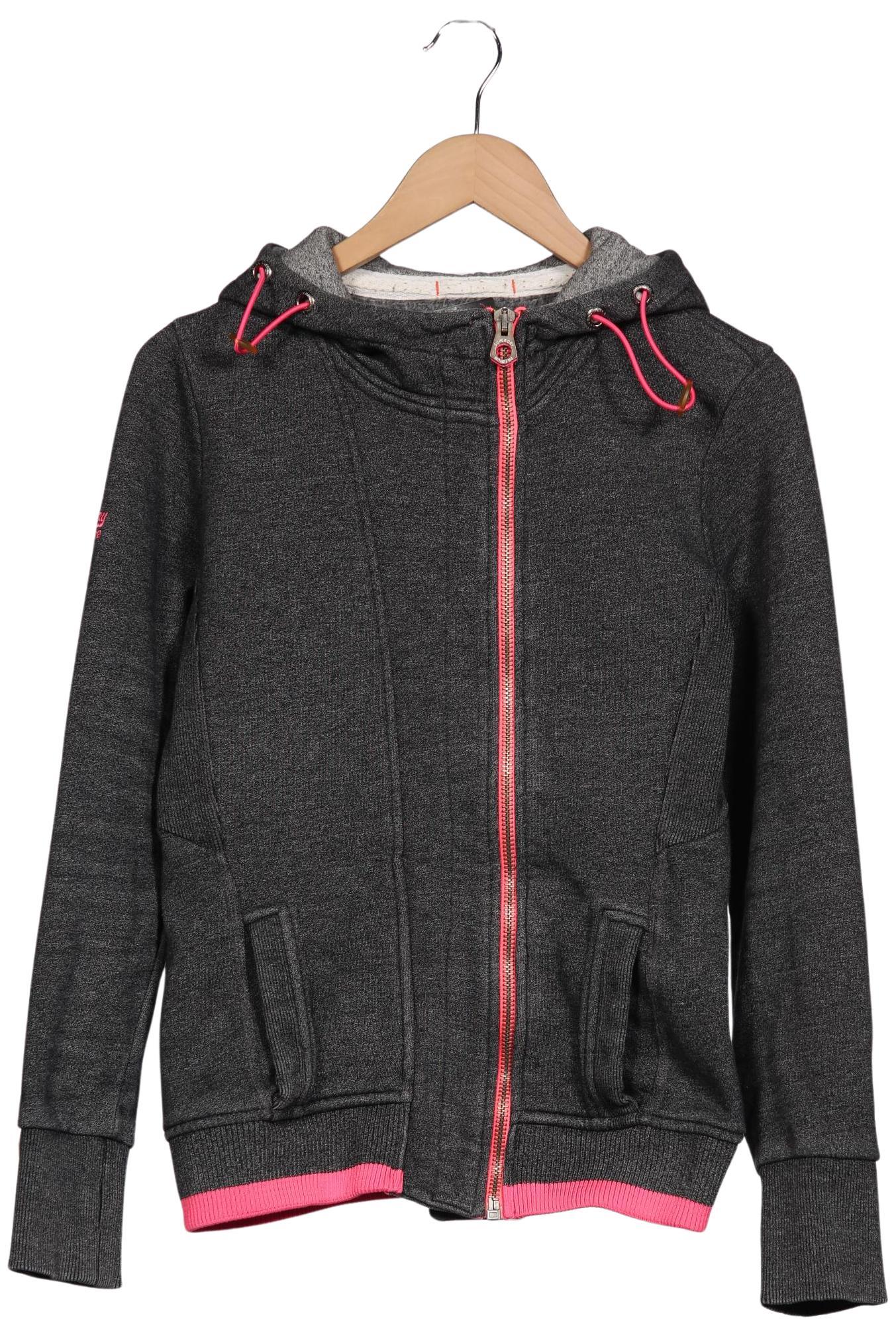 

Superdry Damen Kapuzenpullover, grau, Gr. 38