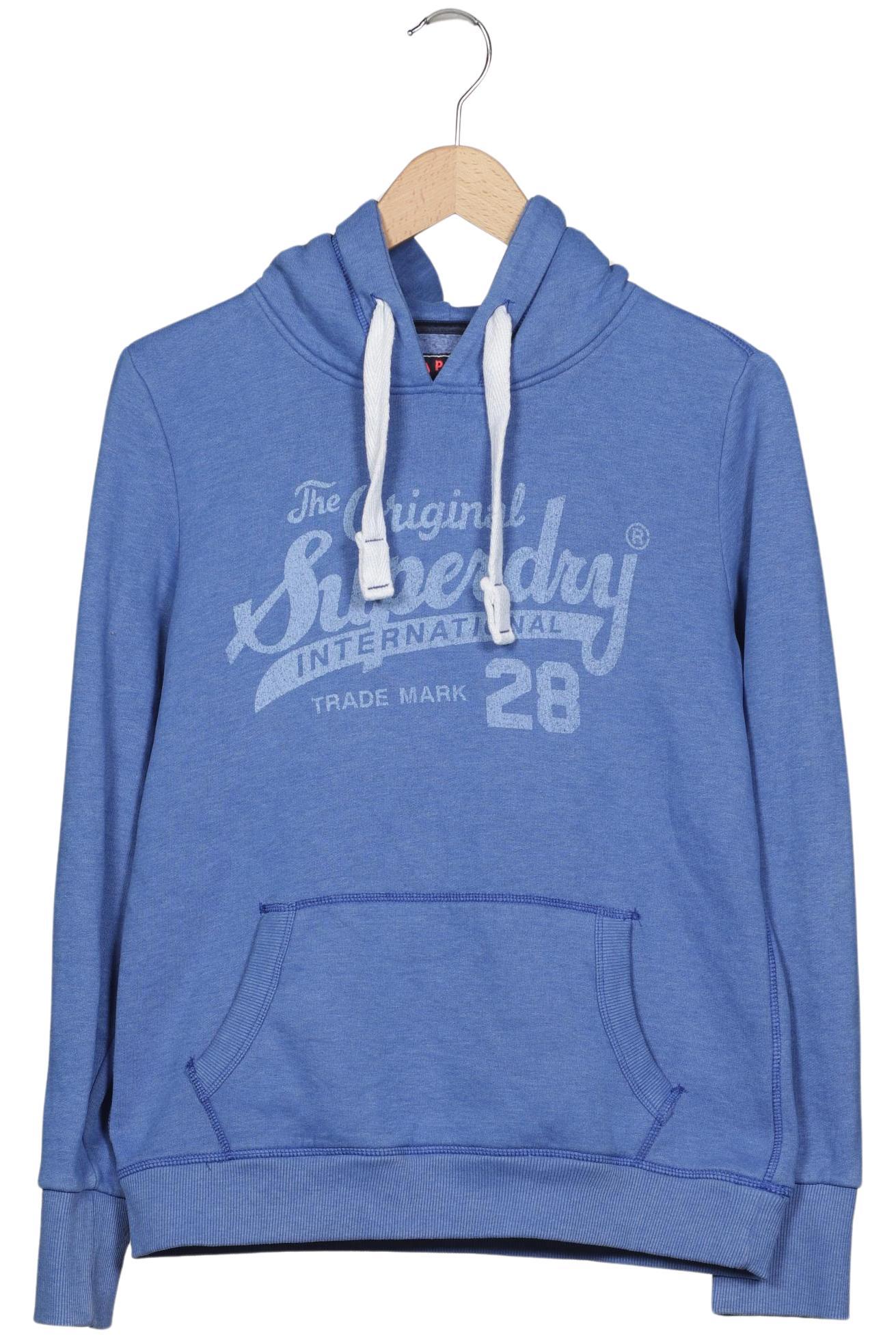 

Superdry Damen Kapuzenpullover, blau, Gr. 42