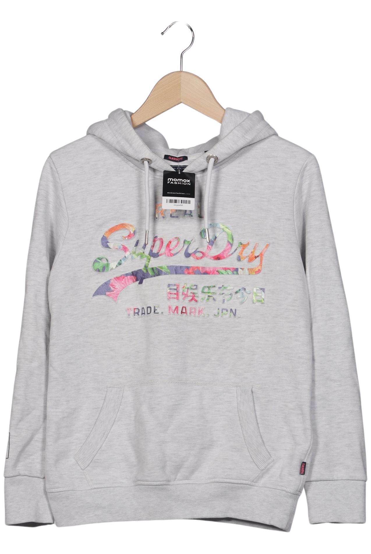 

Superdry Damen Kapuzenpullover, grau, Gr. 40