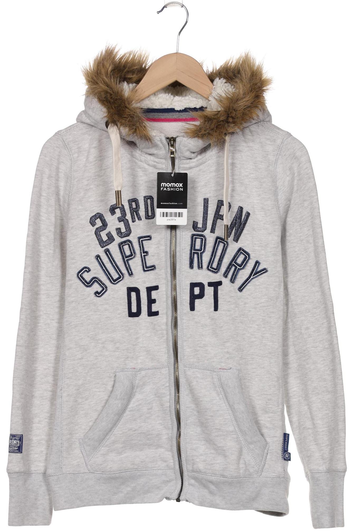 

Superdry Damen Kapuzenpullover, grau, Gr. 42