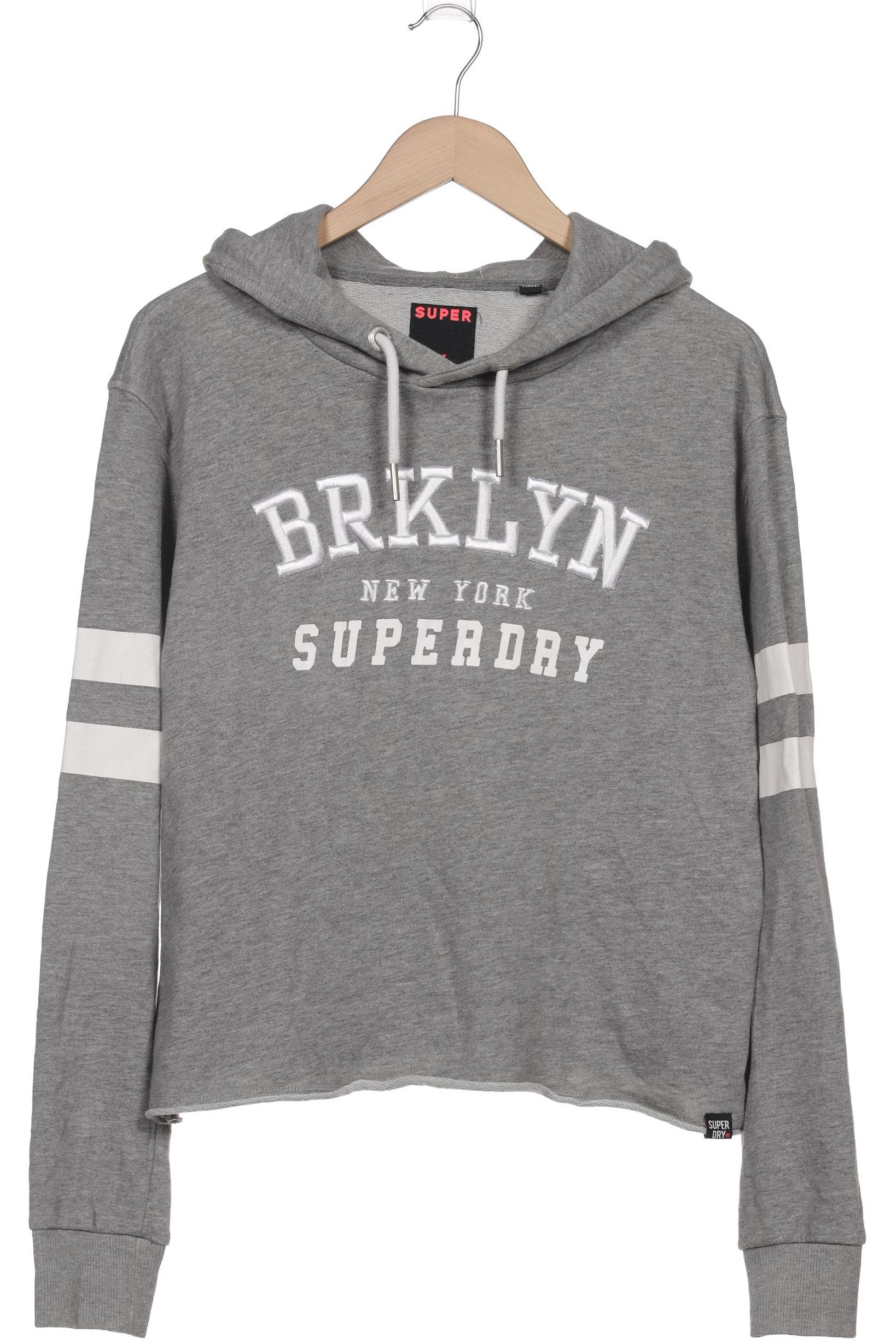 

Superdry Damen Kapuzenpullover, grau, Gr. 42