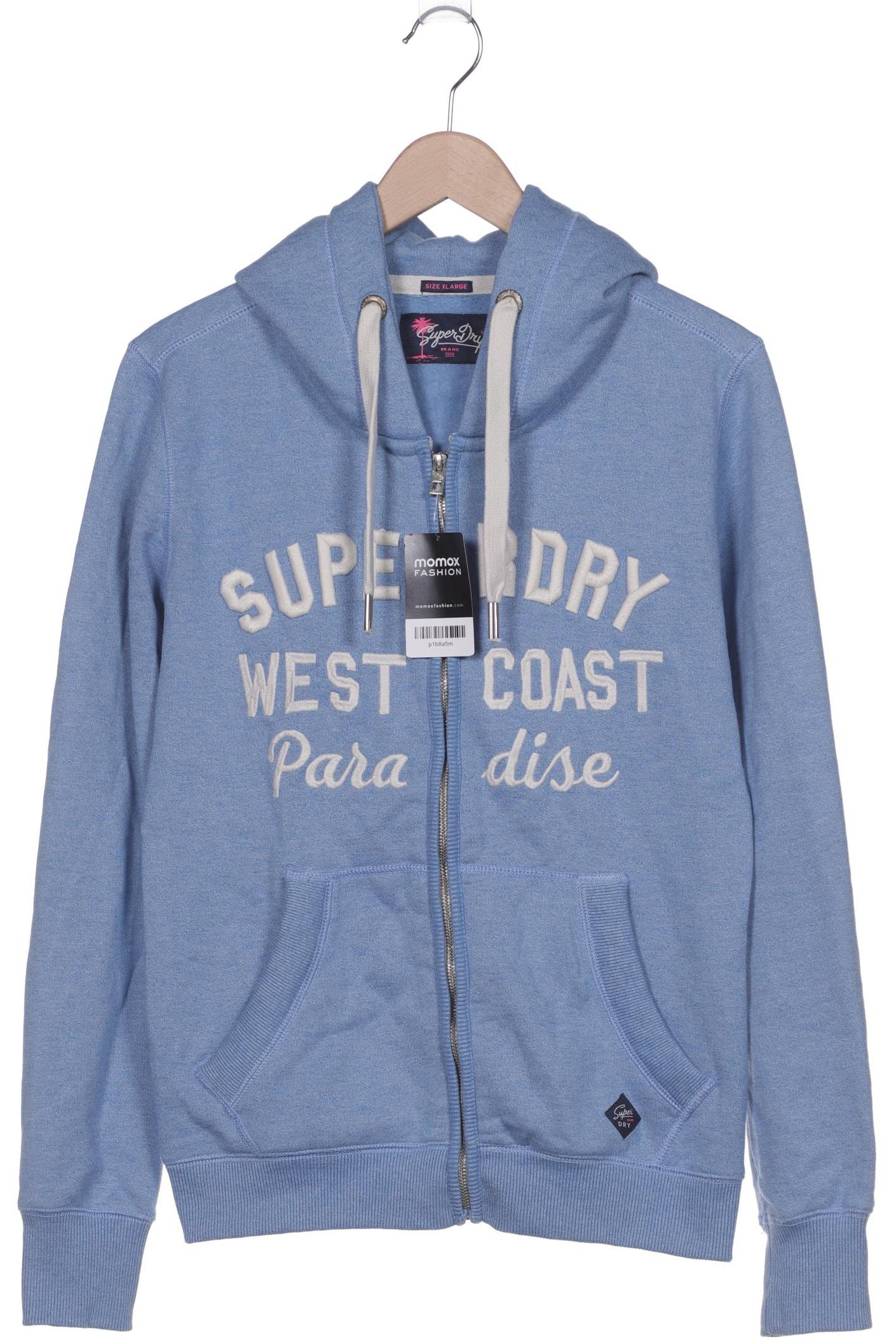 

Superdry Damen Kapuzenpullover, blau, Gr. 44