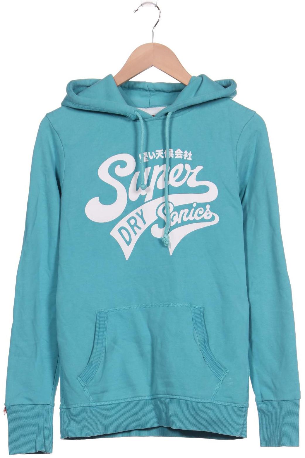 

Superdry Damen Kapuzenpullover, türkis, Gr. 36