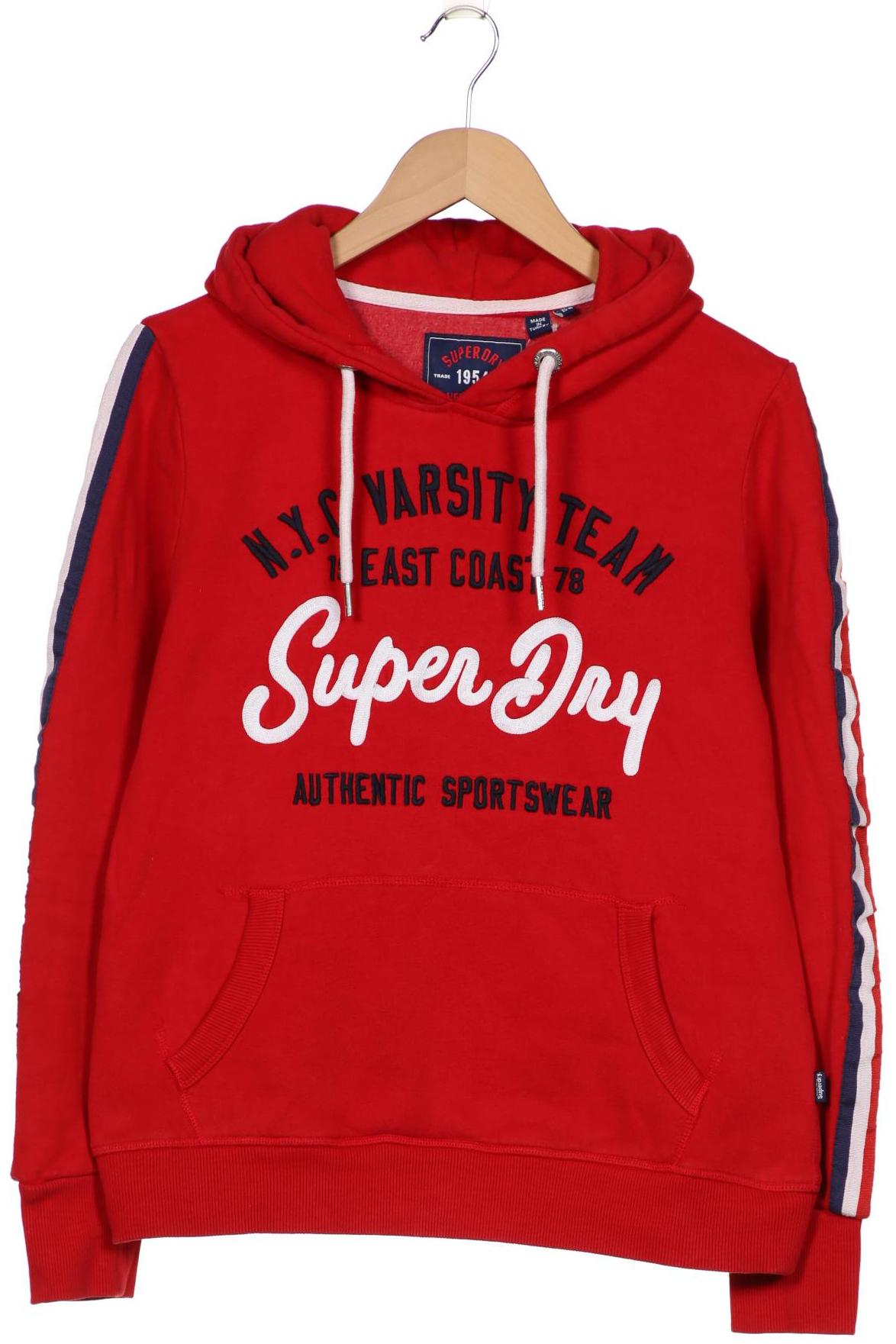 

Superdry Damen Kapuzenpullover, rot, Gr. 42