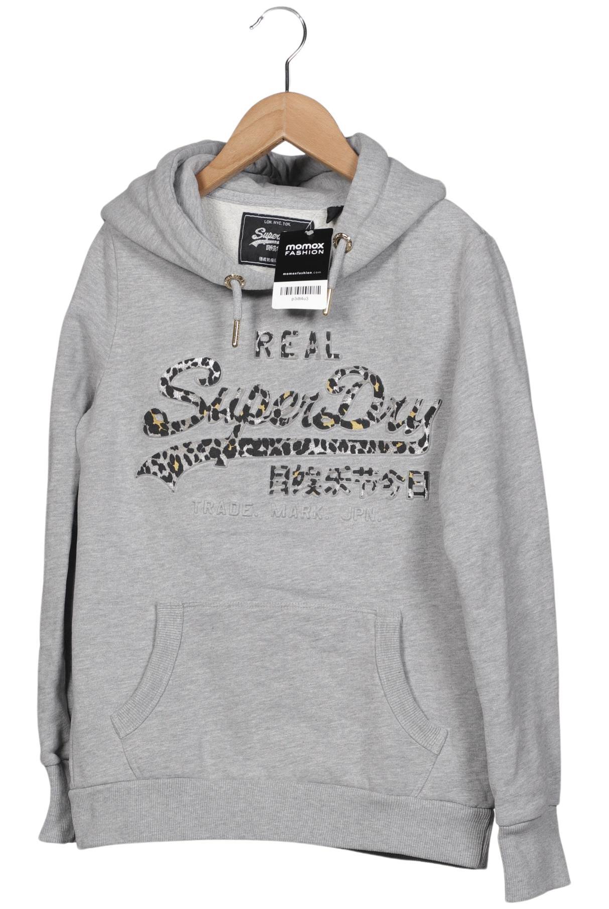 

Superdry Damen Kapuzenpullover, grau, Gr. 38