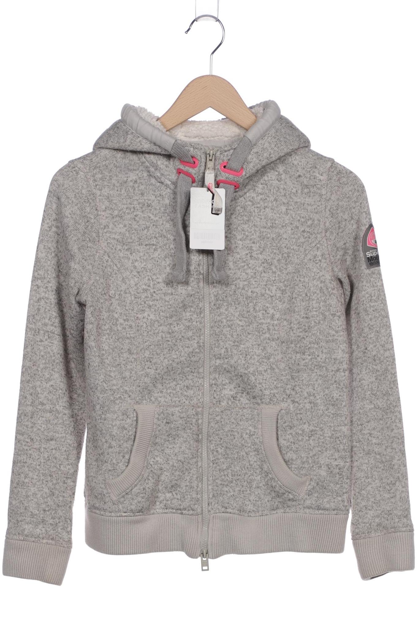 

Superdry Damen Kapuzenpullover, grau, Gr. 38