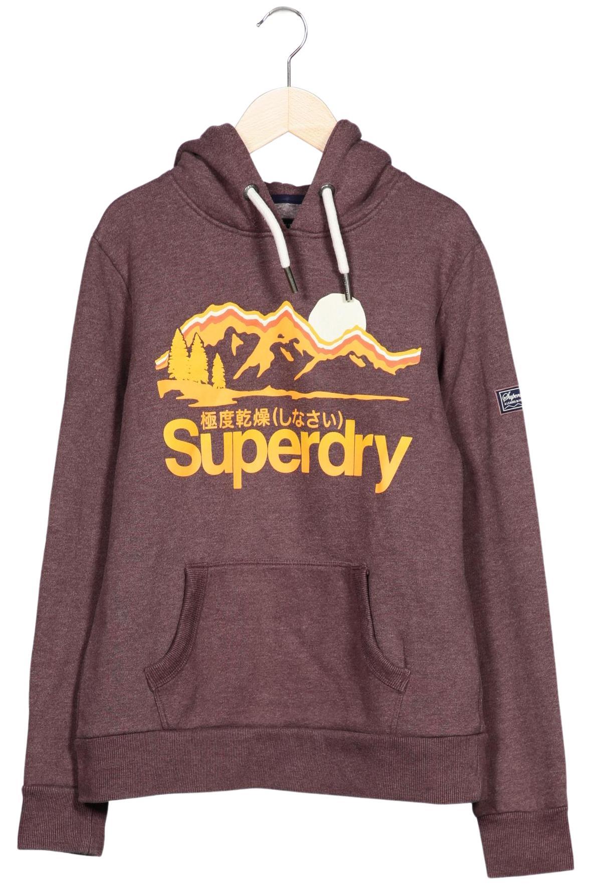 

Superdry Damen Kapuzenpullover, bordeaux, Gr. 38