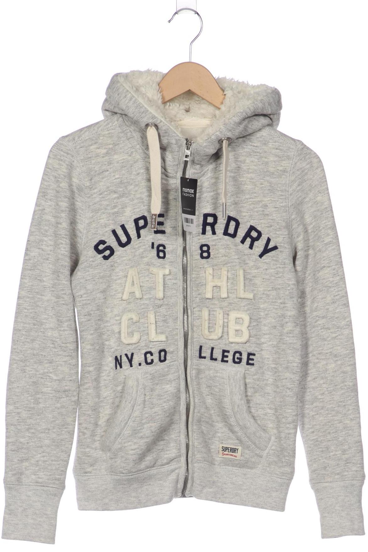 

Superdry Damen Kapuzenpullover, grau, Gr. 38