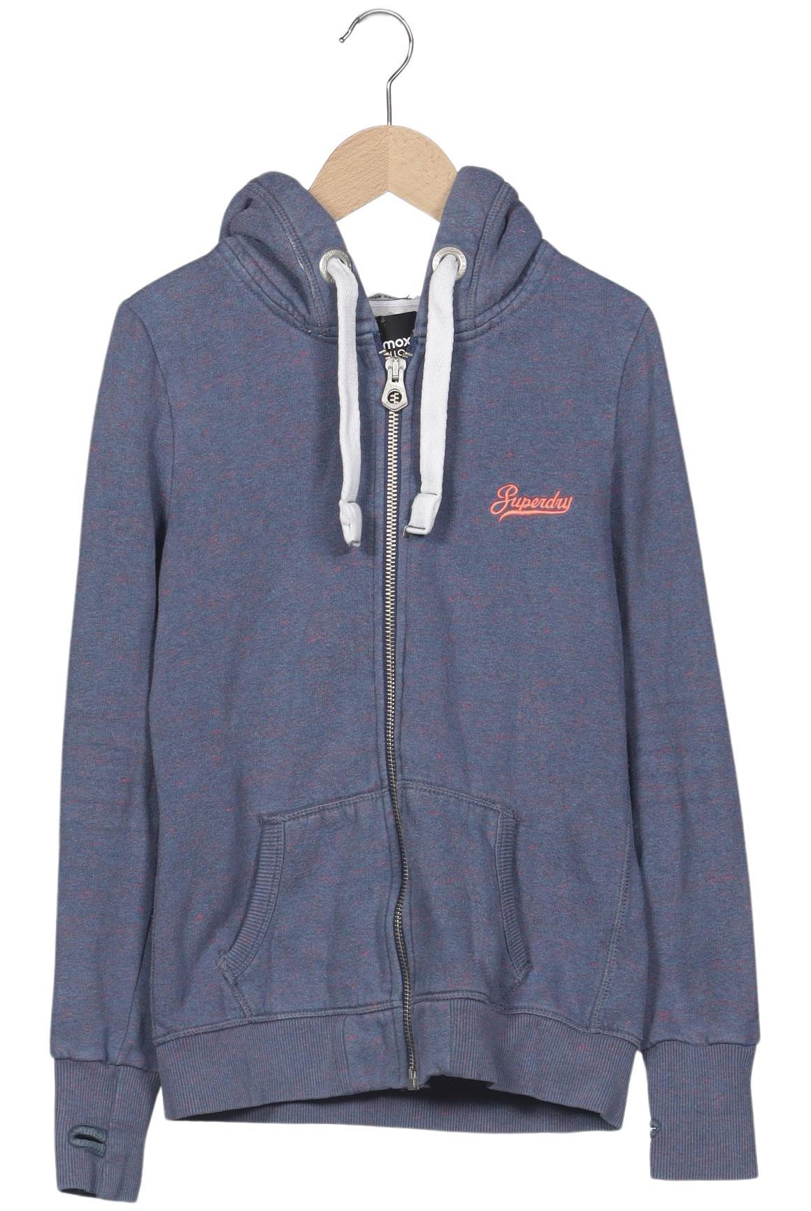 

Superdry Damen Kapuzenpullover, blau, Gr. 36