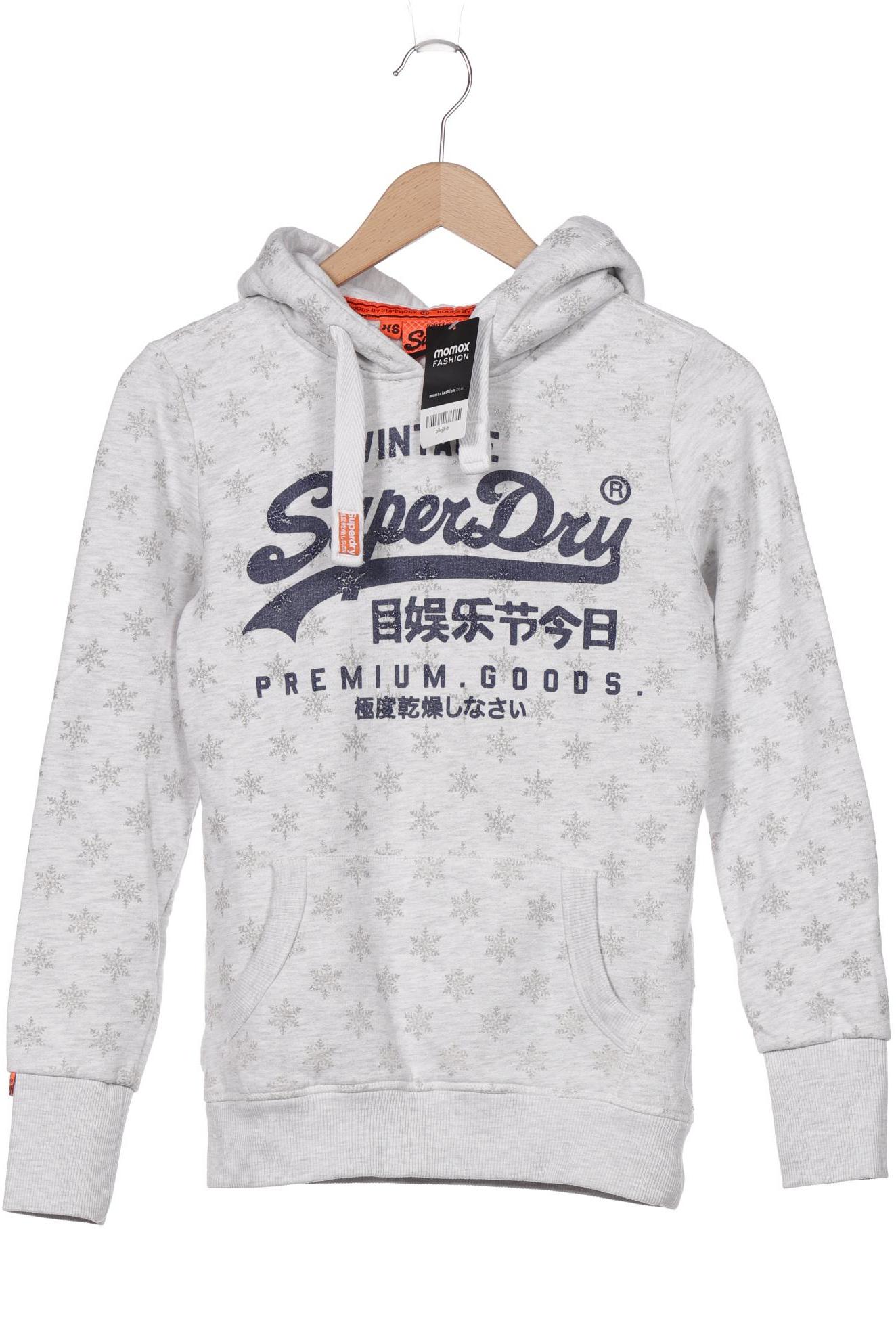 

Superdry Damen Kapuzenpullover, grau