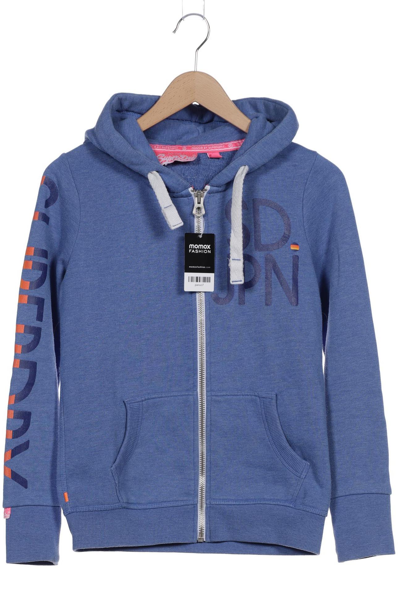 

Superdry Damen Kapuzenpullover, blau, Gr. 36