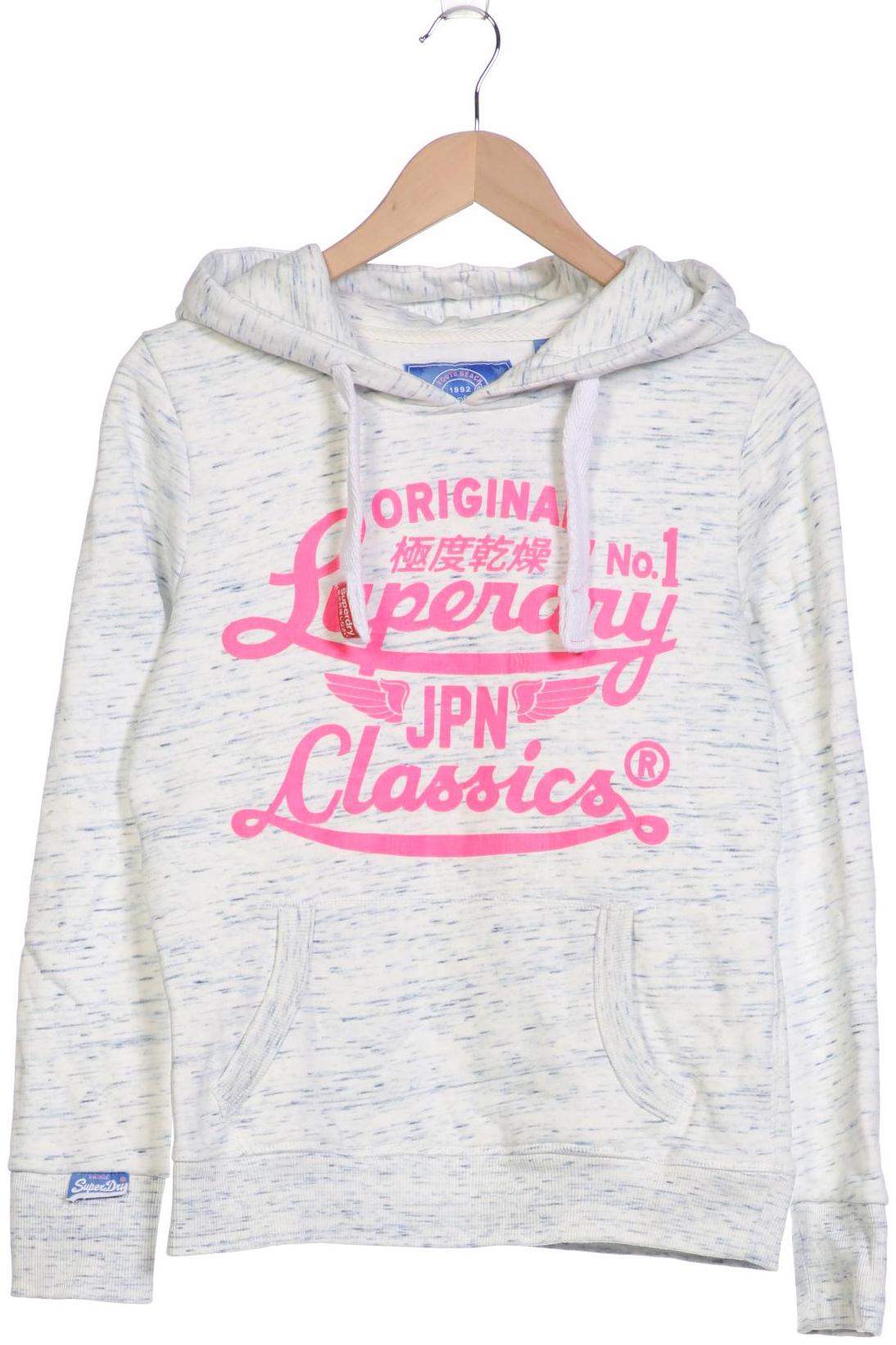 

Superdry Damen Kapuzenpullover, weiß, Gr. 38