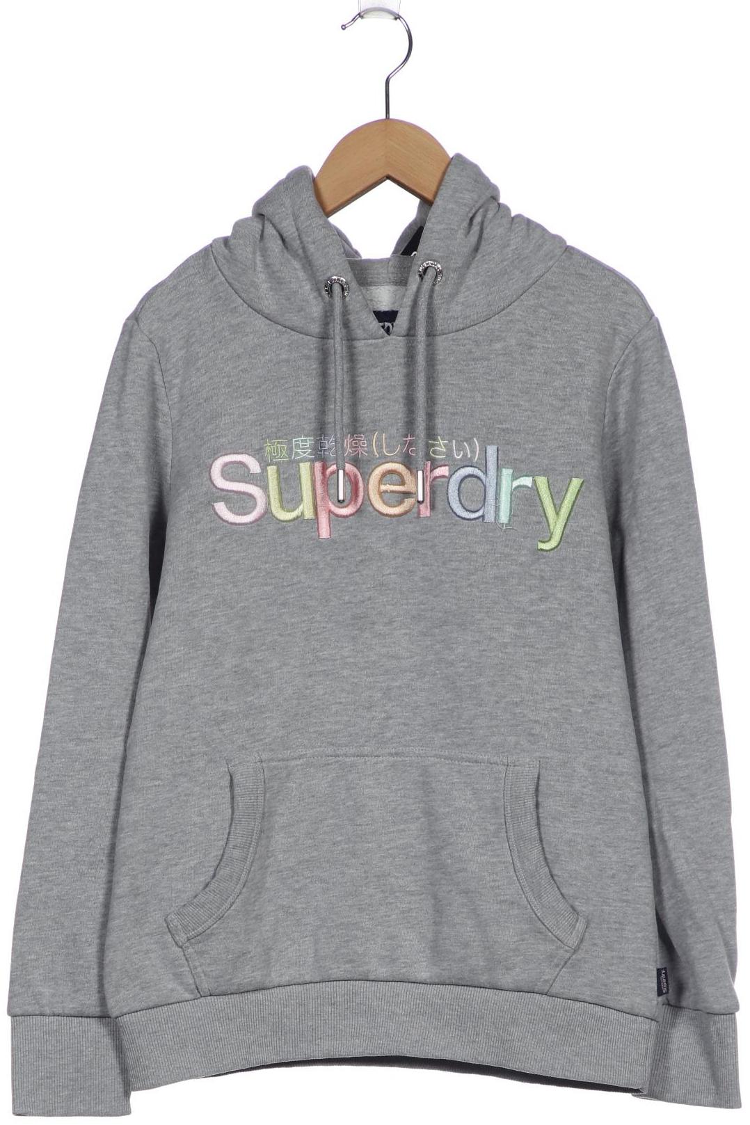 

Superdry Damen Kapuzenpullover, grau, Gr. 40