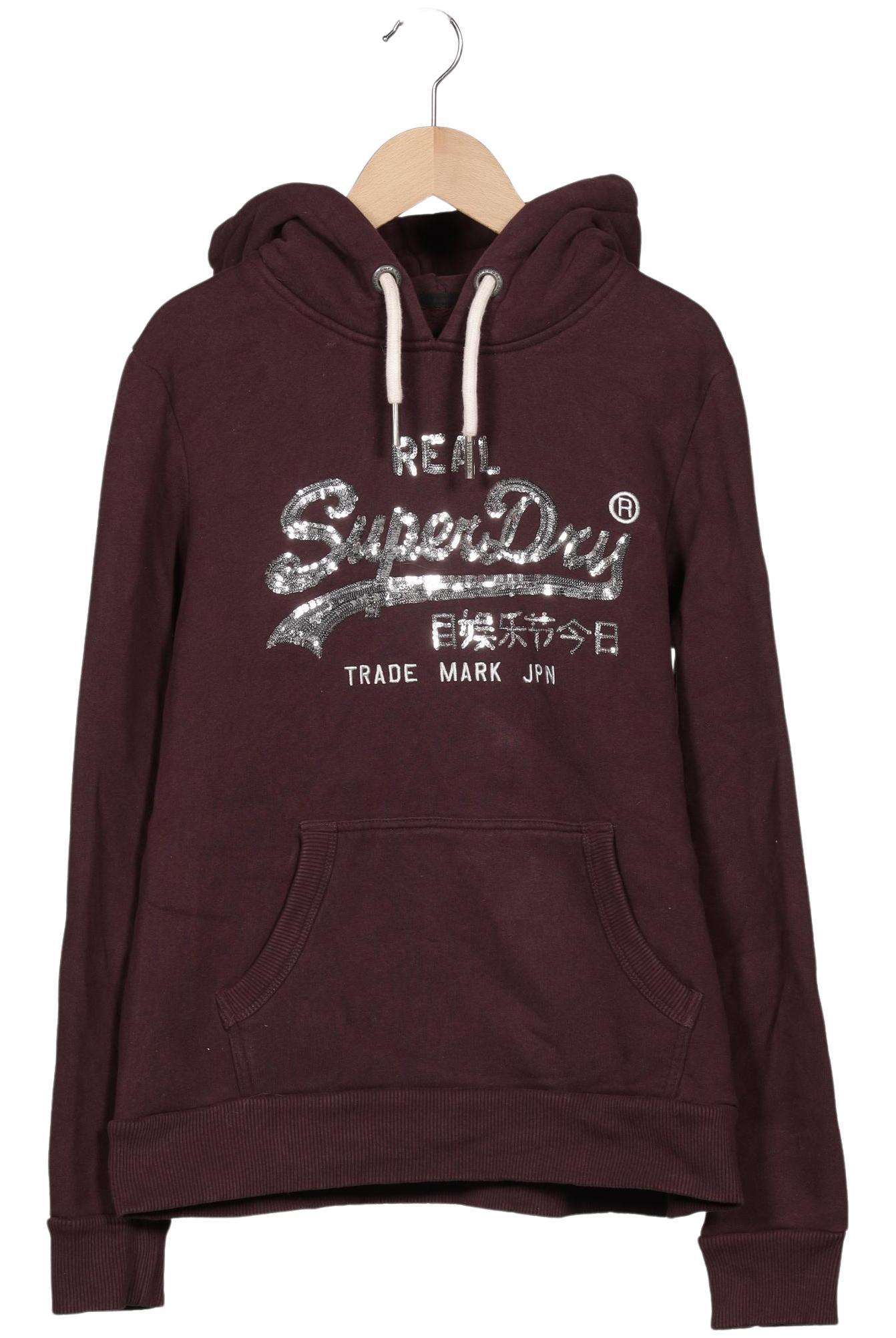 

Superdry Damen Kapuzenpullover, bordeaux, Gr. 38