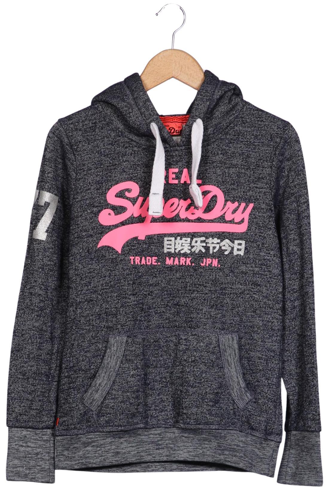 

Superdry Damen Kapuzenpullover, grau, Gr. 36