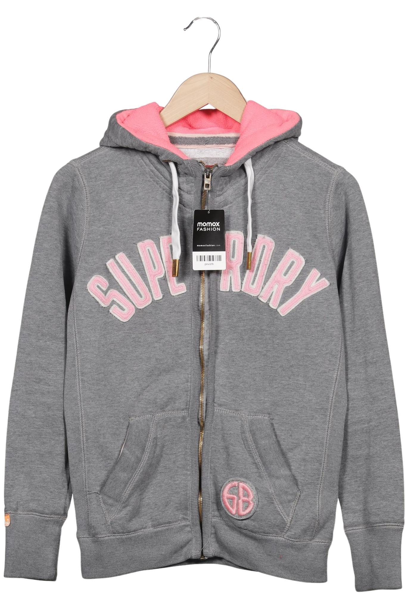 

Superdry Damen Kapuzenpullover, grau, Gr. 38